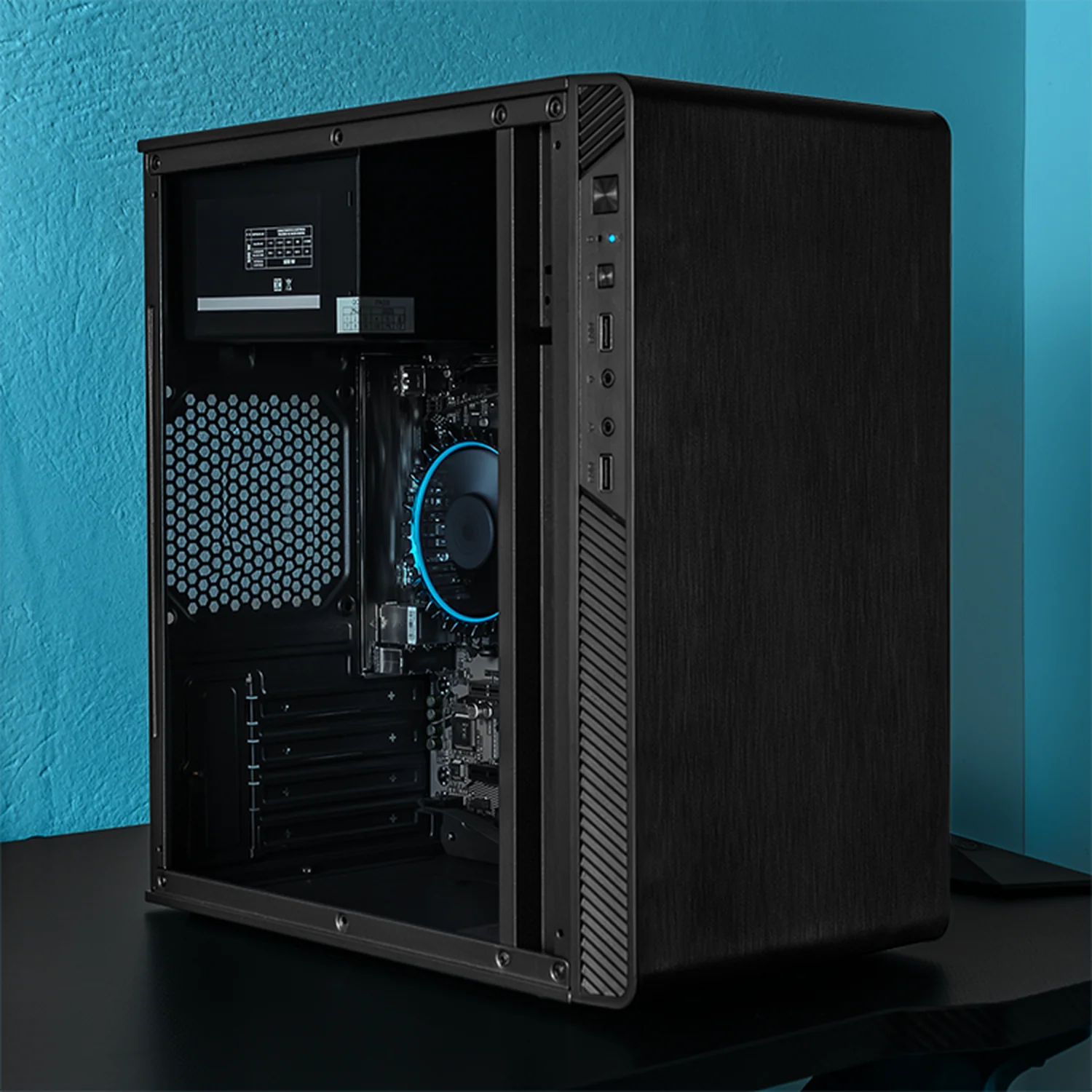 Computadora Escritorio Xtreme PC Gaming Intel Core i5 12400 16GB SSD 500GB WIFI Black gaming ligero en calidad baja, oficina, estudio y hogar - Image 6