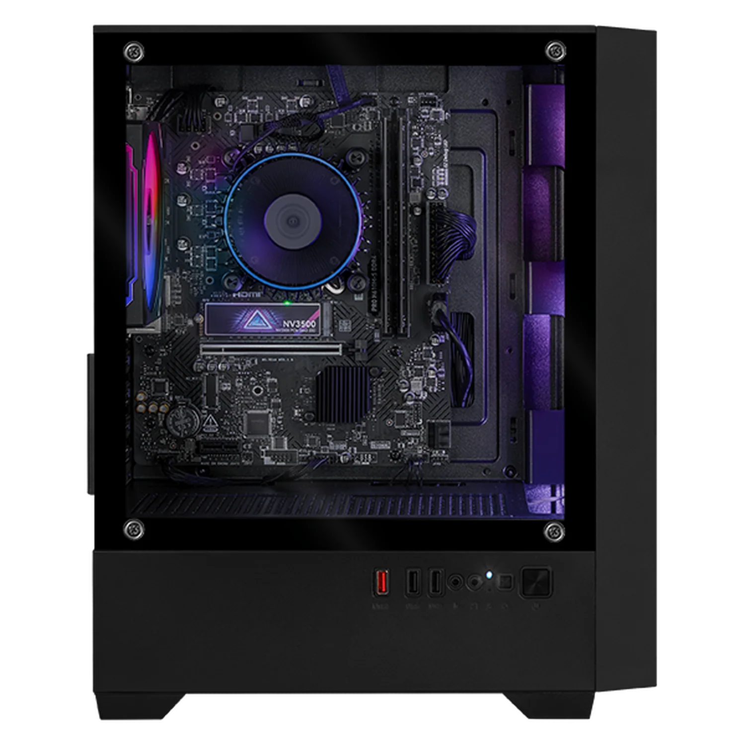 Computadora Escritorio Xtreme PC Gaming Intel Core i5 12400 32GB SSD 1TB WIFI Black rendimiento básico para juegos casuales, trabajo y estudio - Image 2