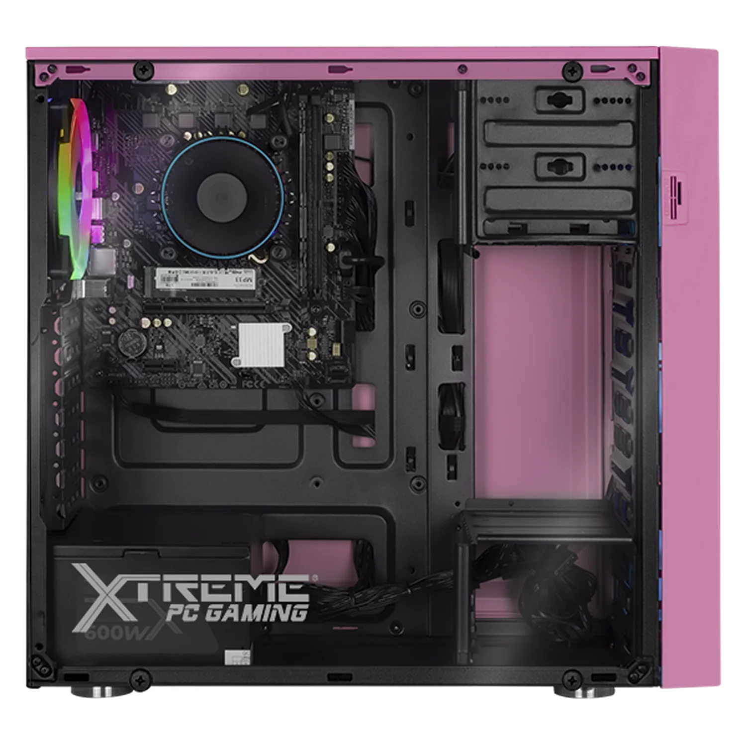 Computadora Escritorio Xtreme PC Gaming Intel Core i7 12700 16GB SSD 1TB WIFI Pink rendimiento básico para juegos casuales, trabajo y estudio - Image 2