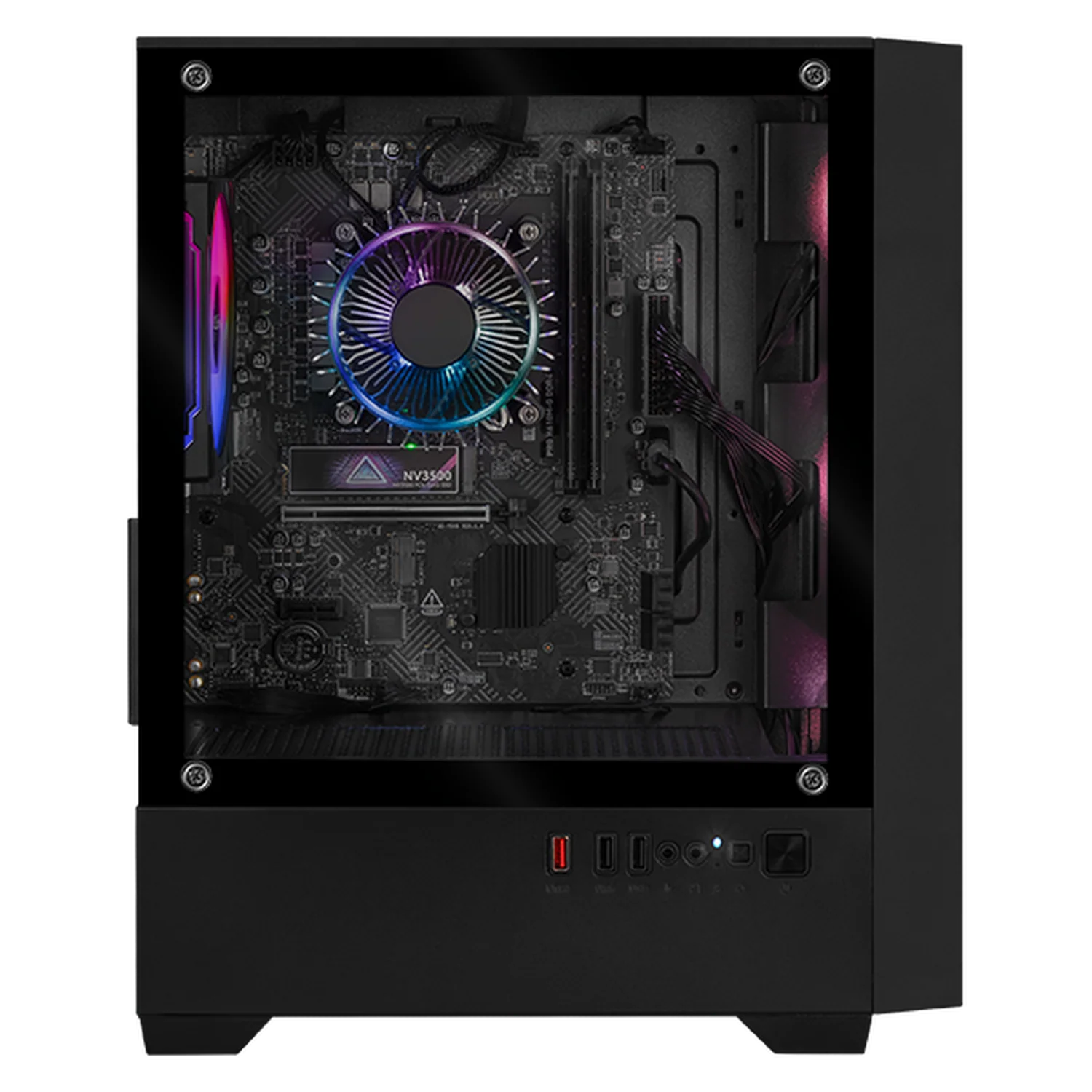 Computadora Escritorio Xtreme PC Gaming Intel Core i7 12700 32GB SSD 1TB Monitor 27 75Hz WIFI Black rendimiento básico para juegos casuales, trabajo y estudio - Image 2