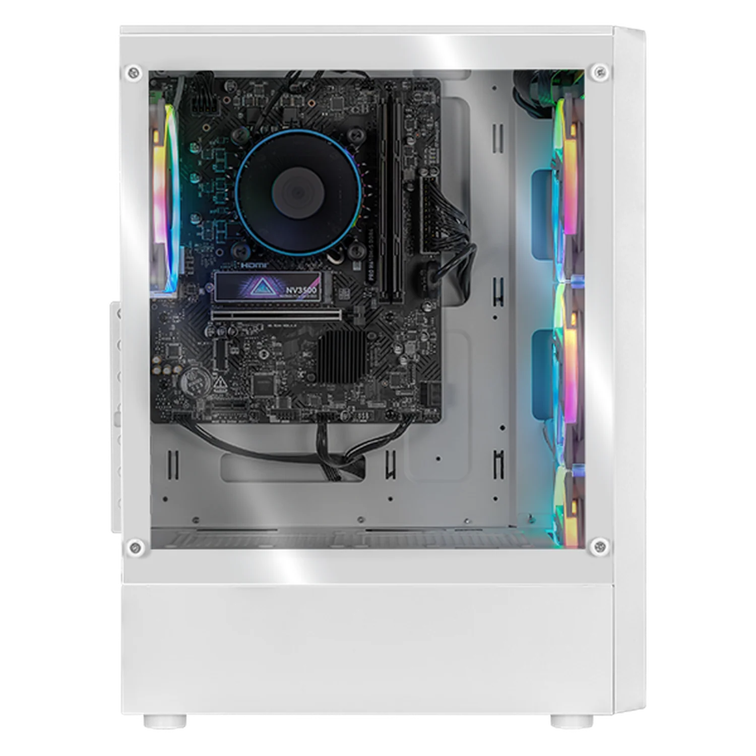 Computadora Escritorio Completa Xtreme PC Gaming Intel Core i7 12700 32GB SSD 1TB Monitor 27 75Hz WIFI White rendimiento básico para juegos casuales, trabajo y estudio - Image 2