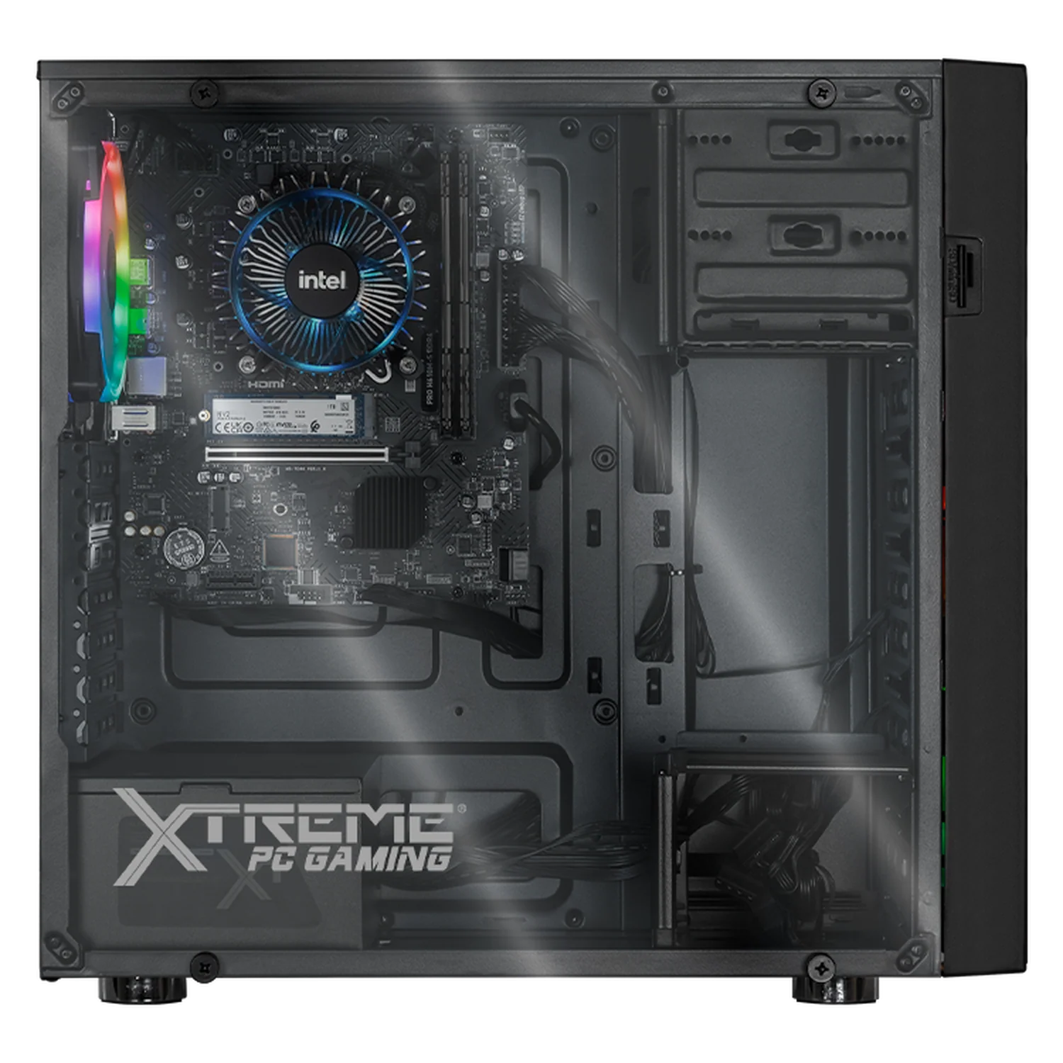 Computadora Escritorio Completa Xtreme PC Gaming Intel Core i9 12900 16GB SSD 500GB Monitor Curvo 27 100Hz WIFI Black rendimiento básico para juegos casuales, trabajo y estudio - Image 4
