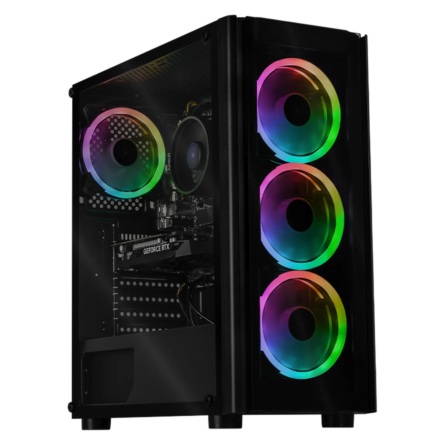 Xtreme PC Gaming Geforce RTX 3050 AMD Ryzen 5 5500 16GB SSD 1TB WIFI Black