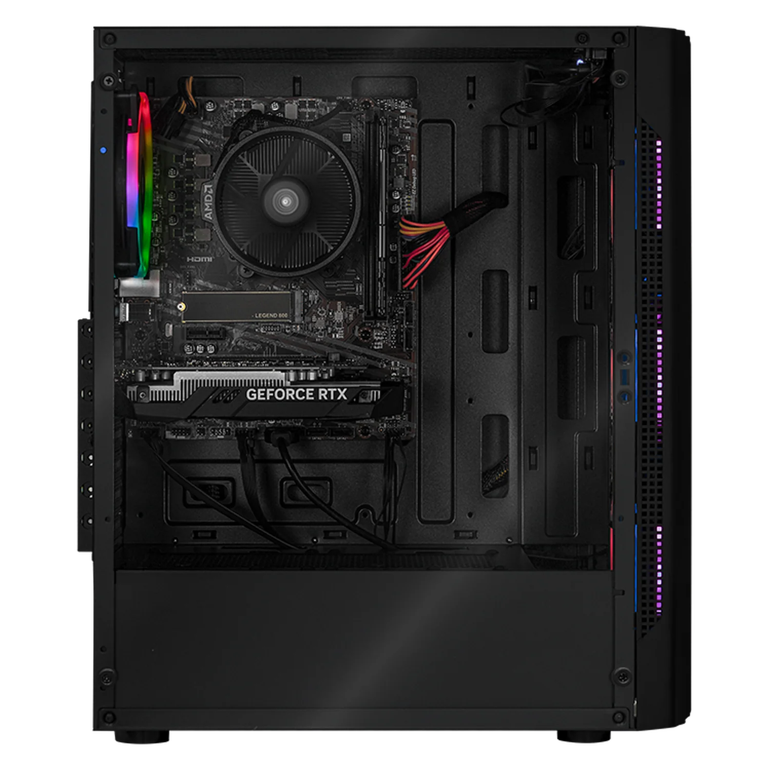 Xtreme PC Gaming Geforce RTX 3050 AMD Ryzen 5 5500 16GB SSD 1TB WIFI Black - Image 4