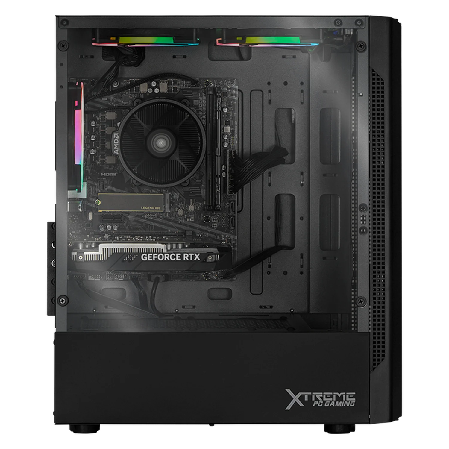 Xtreme PC Gaming Geforce RTX 3050 AMD Ryzen 5 5500 16GB SSD 1TB WIFI Black - Image 4