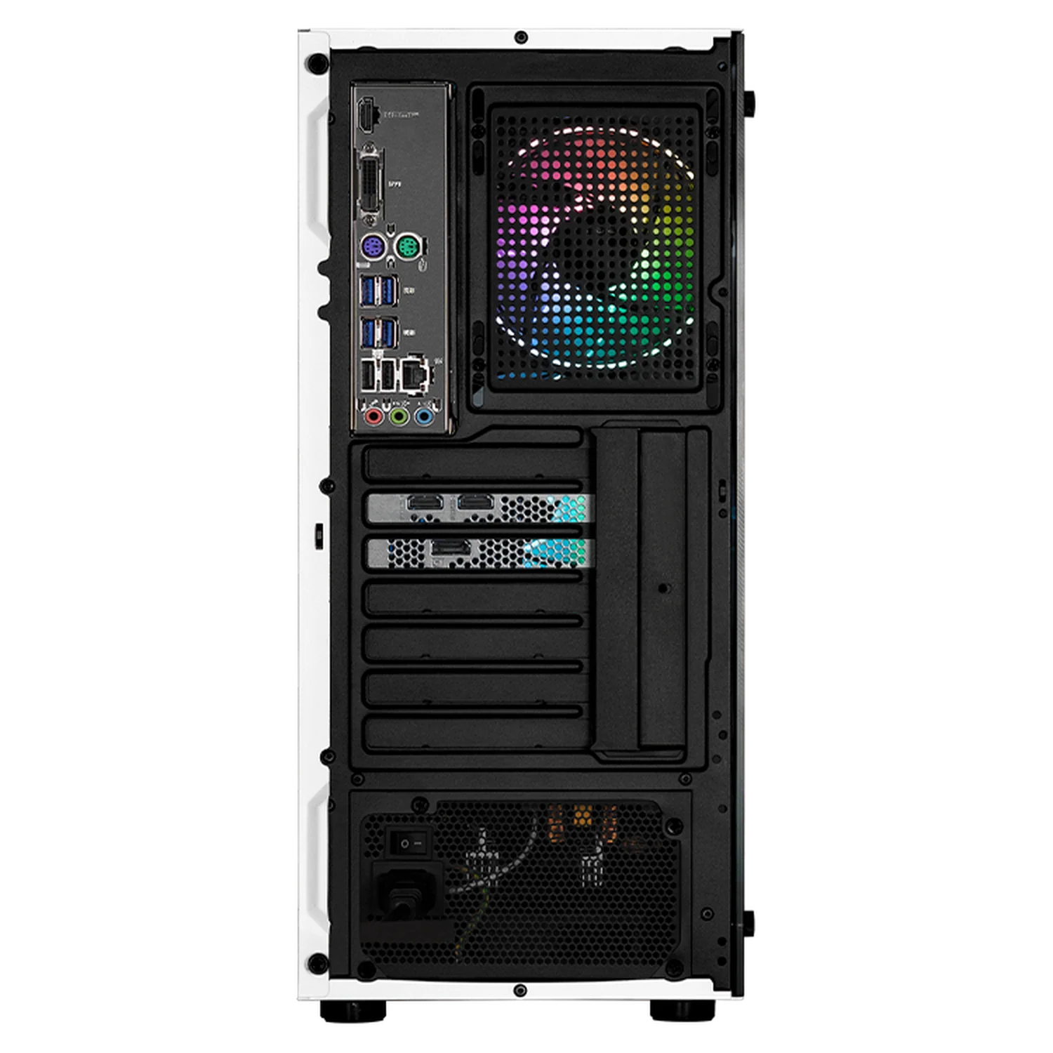 Xtreme PC Gaming Geforce RTX 3050 AMD Ryzen 7 5700 32GB SSD 1TB WIFI White - Image 3