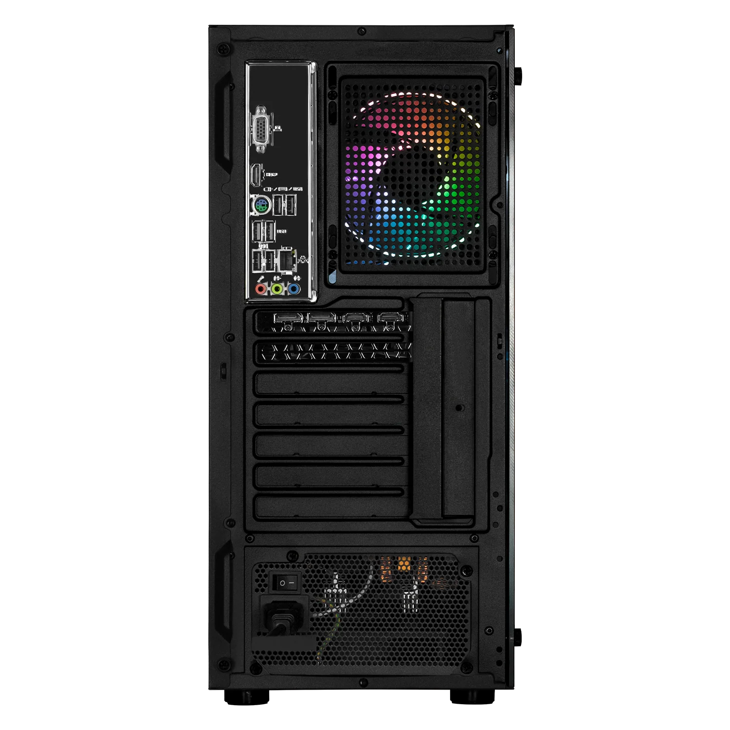 Computadora Gamer Xtreme PC Gaming NVIDIA GeForce RTX 3050 Intel Core i3 12100F 16GB SSD 500GB WIFI Black experiencia de juego fluida en nivel medio - Image 3