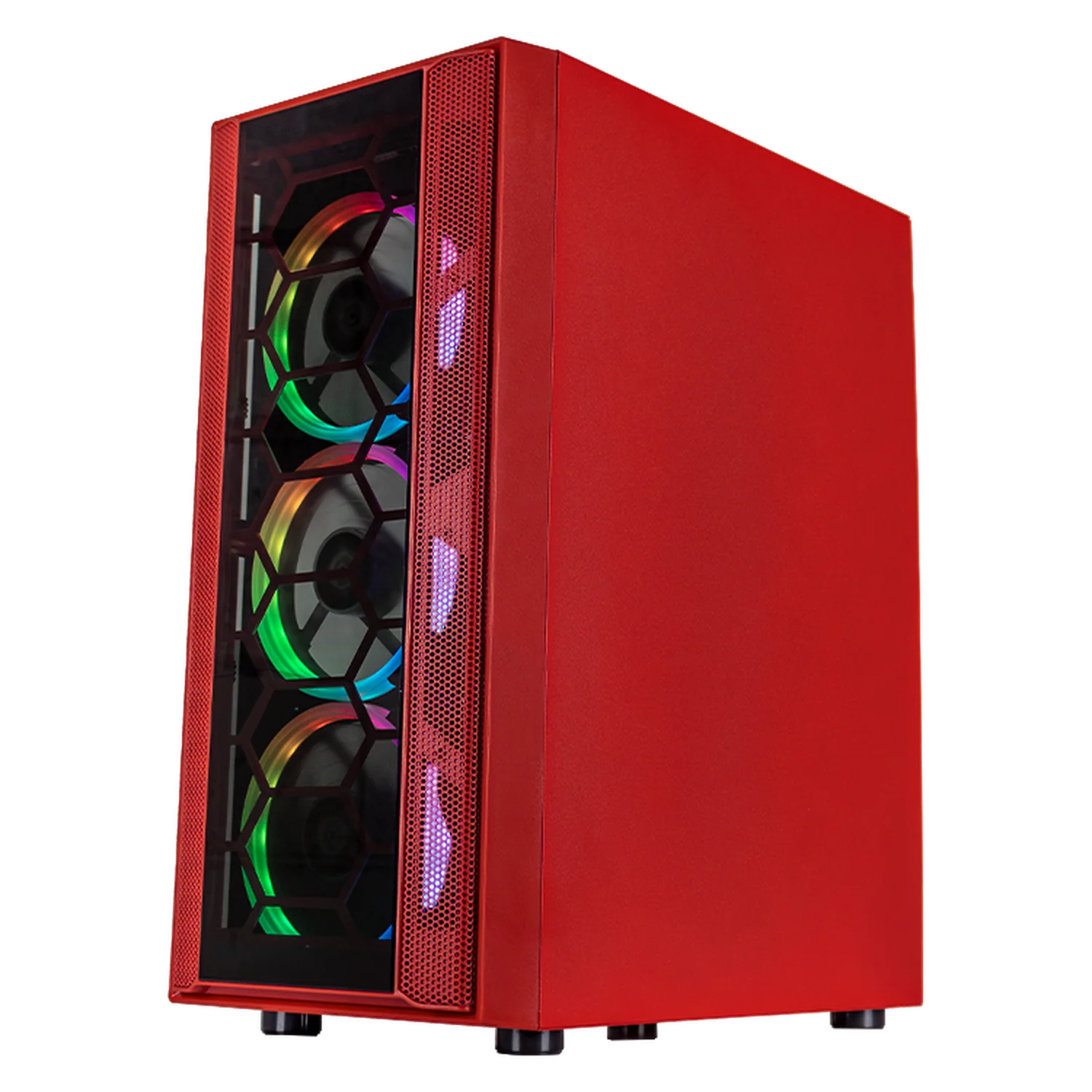 Xtreme PC Gaming GeForce RTX 3050 Core I3 12100F 16GB SSD 500GB WIFI Red - Image 3