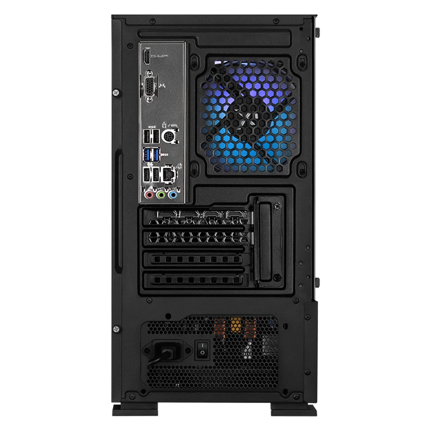 Xtreme PC Gaming Geforce RTX 3050 Intel Core I5 12400F 16GB SSD 1TB Monitor 23.8 165Hz WIFI Air Flow Black - Image 3