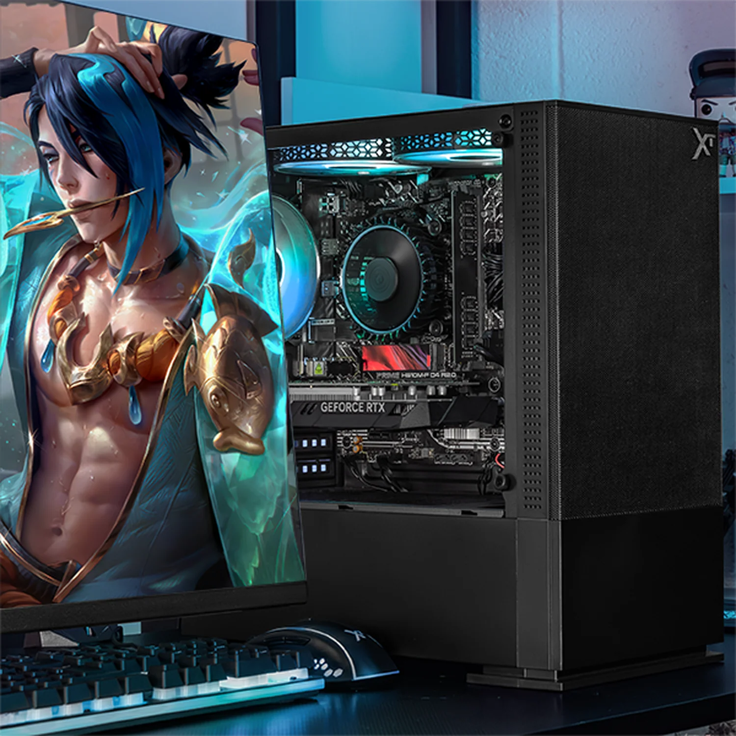 Xtreme PC Gaming Geforce RTX 3050 Intel Core I5 12400F 16GB SSD 1TB WIFI Air Flow Black - Image 6
