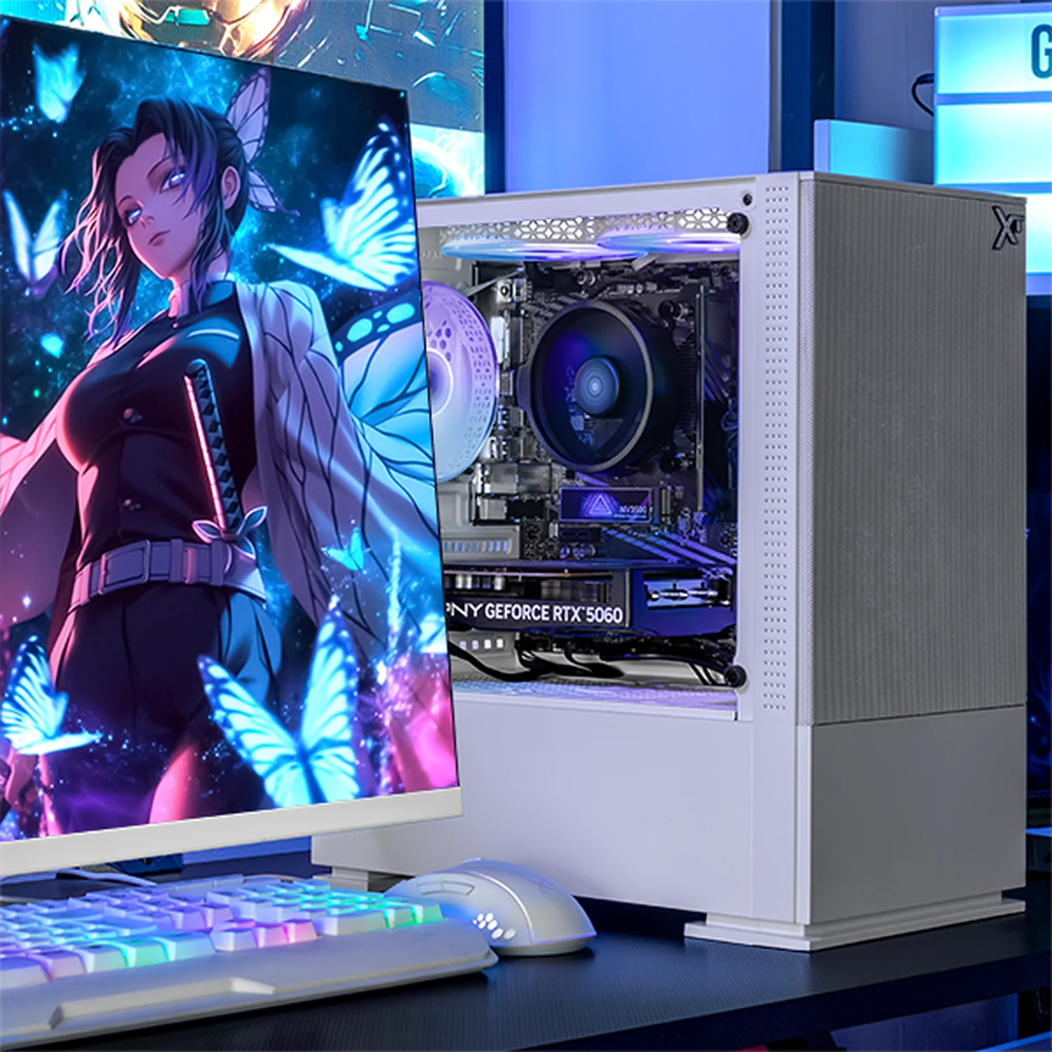 PC Gamer IA Xtreme PC Gaming NVIDIA GeForce RTX 5060 AMD Ryzen 5 3600 16GB SSD 1TB WIFI Productividad Versátil Acelerada con IA White - Image 6