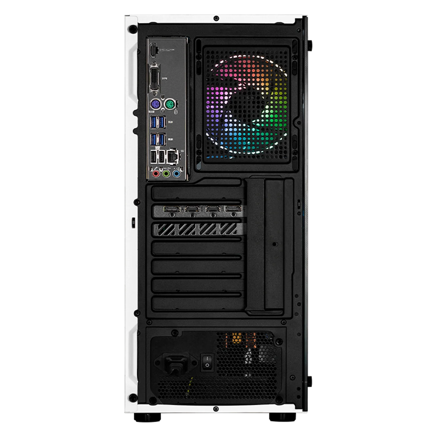PC Gamer Xtreme PC Gaming NVIDIA GeForce RTX 5060 AMD Ryzen 5 5500 32GB SSD 1TB WIFI White gaming 1080p, estudios y multitarea - Image 3