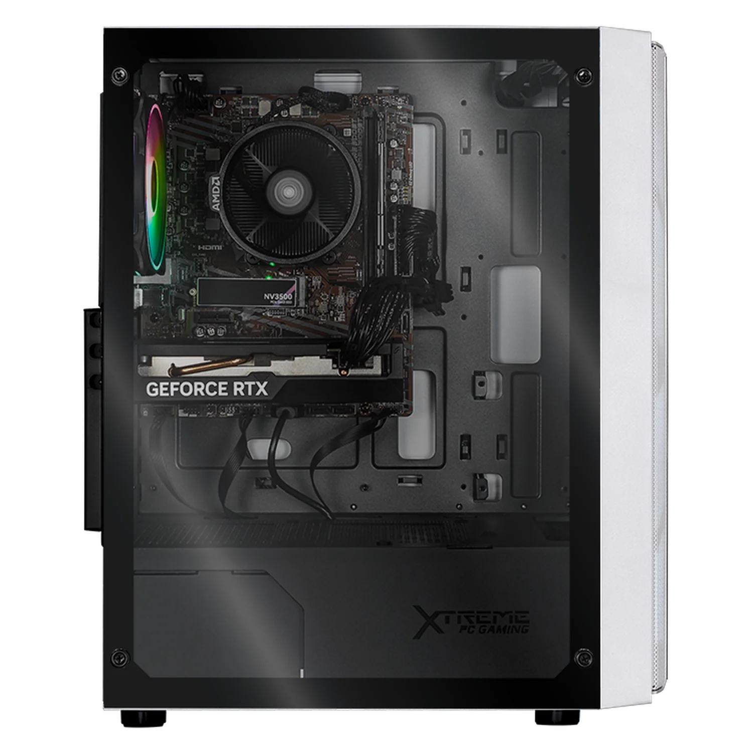 PC Gamer Xtreme PC Gaming NVIDIA GeForce RTX 5060 AMD Ryzen 5 5500 32GB SSD 1TB WIFI White gaming 1080p, estudios y multitarea - Image 4
