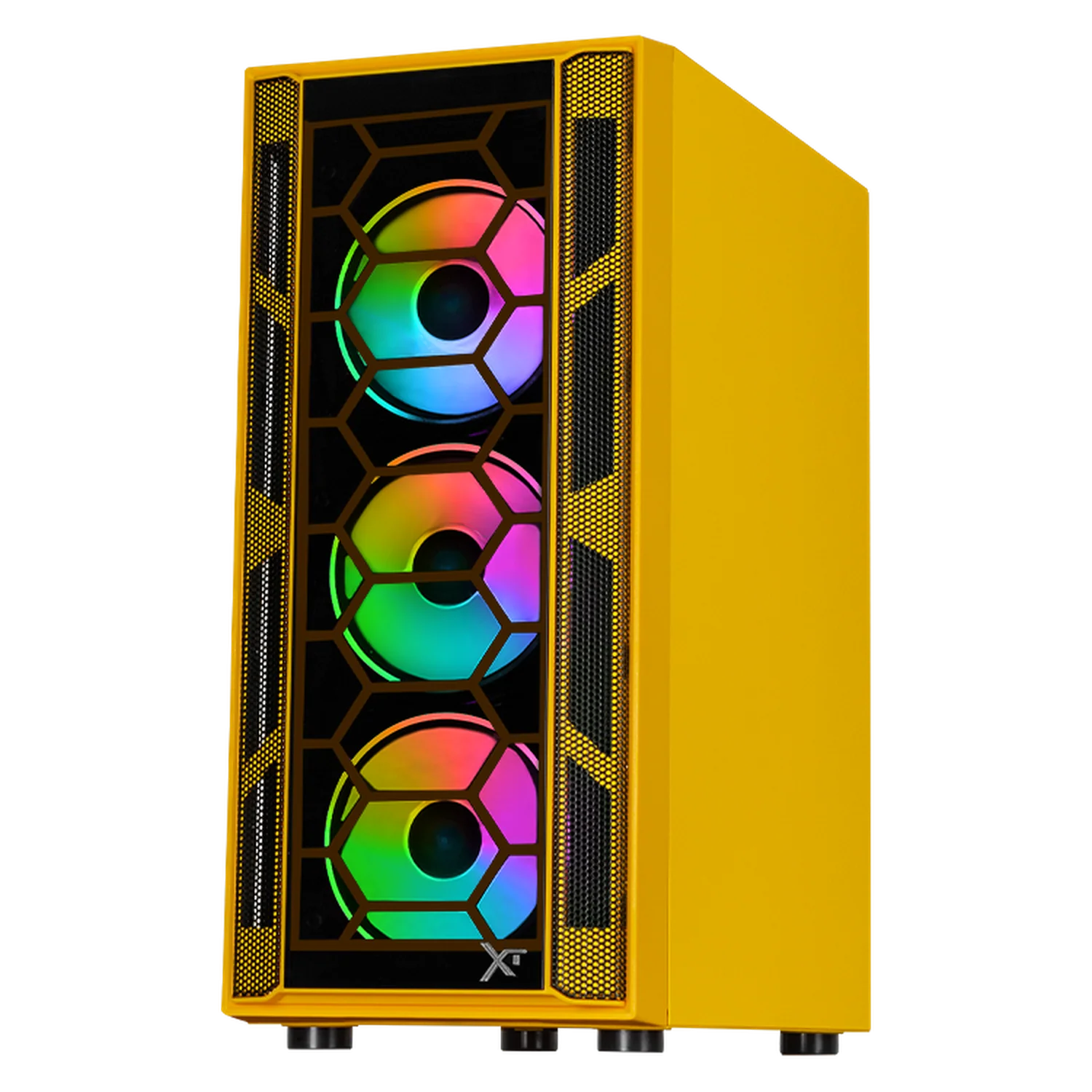 PC Gamer Xtreme PC Gaming NVIDIA GeForce RTX 5060 AMD Ryzen 7 5700 16GB SSD 1TB WIFI Yellow gaming 1080p, estudios y multitarea - Image 2