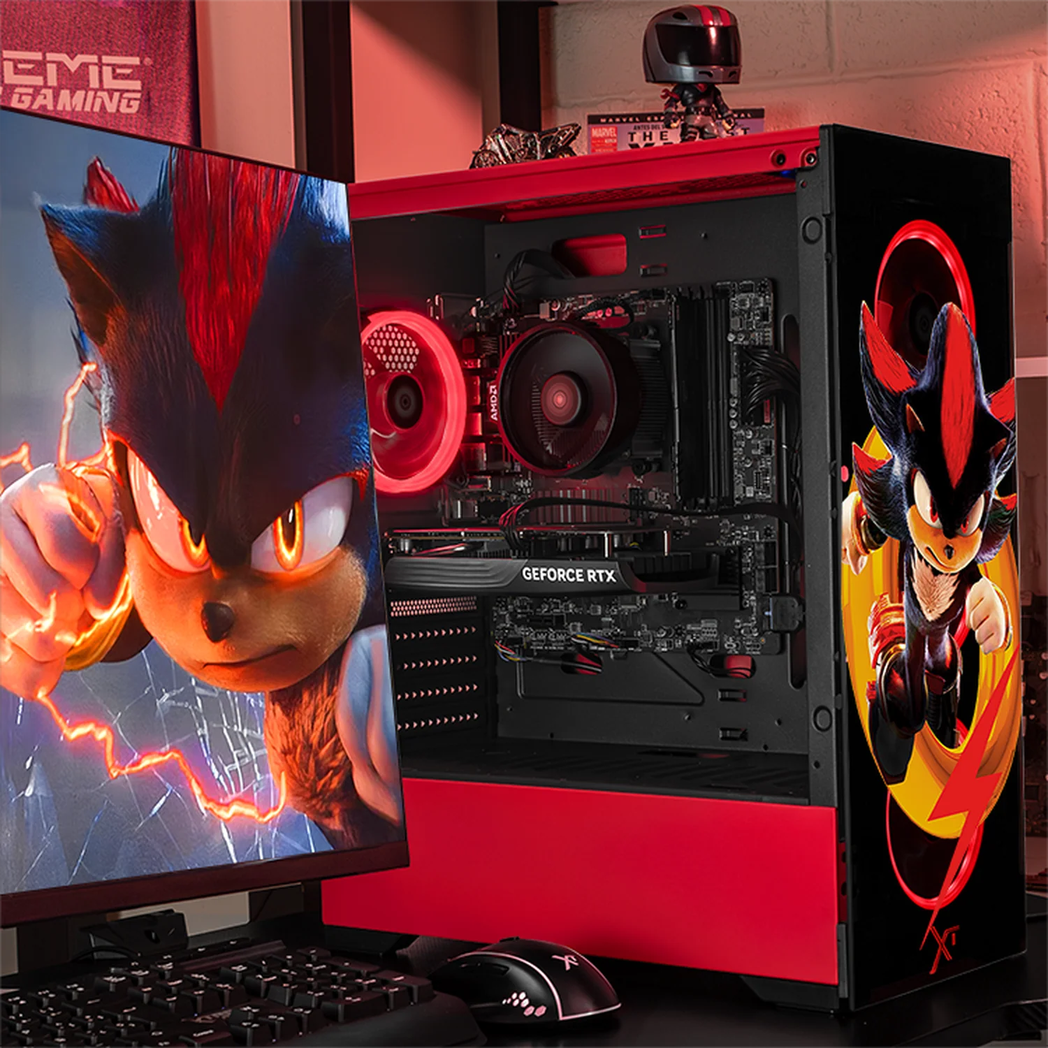 Xtreme PC Gaming Geforce RTX 4060 AMD Ryzen 7 5700 32GB SSD 1TB WIFI Sonic Shadow Ring - Image 6