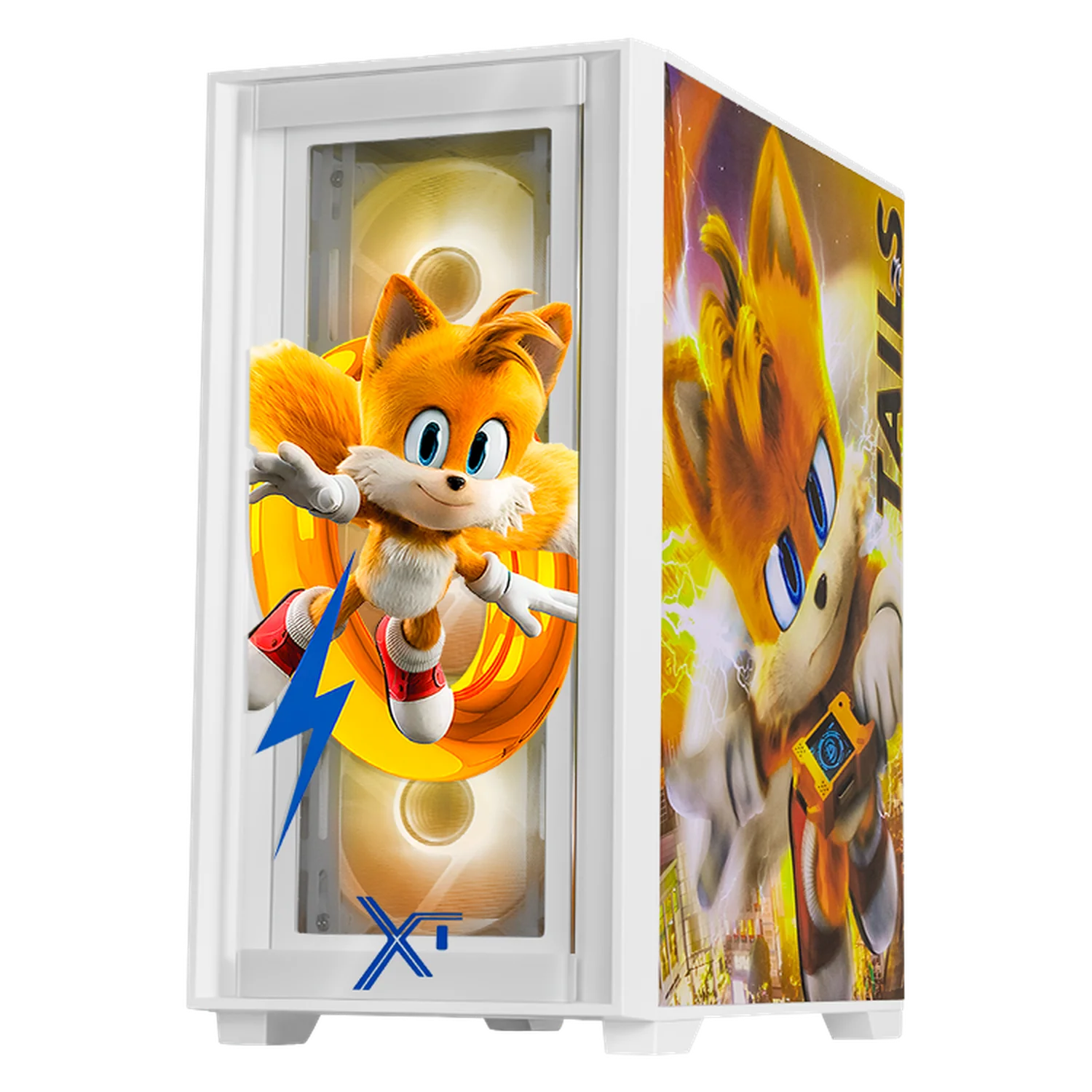 PC Gamer Xtreme PC Gaming NVIDIA GeForce RTX 5060 AMD Ryzen 7 5700 16GB SSD 1TB WIFI Sonic Tails Ring gaming 1080p, estudios y multitarea - Image 2