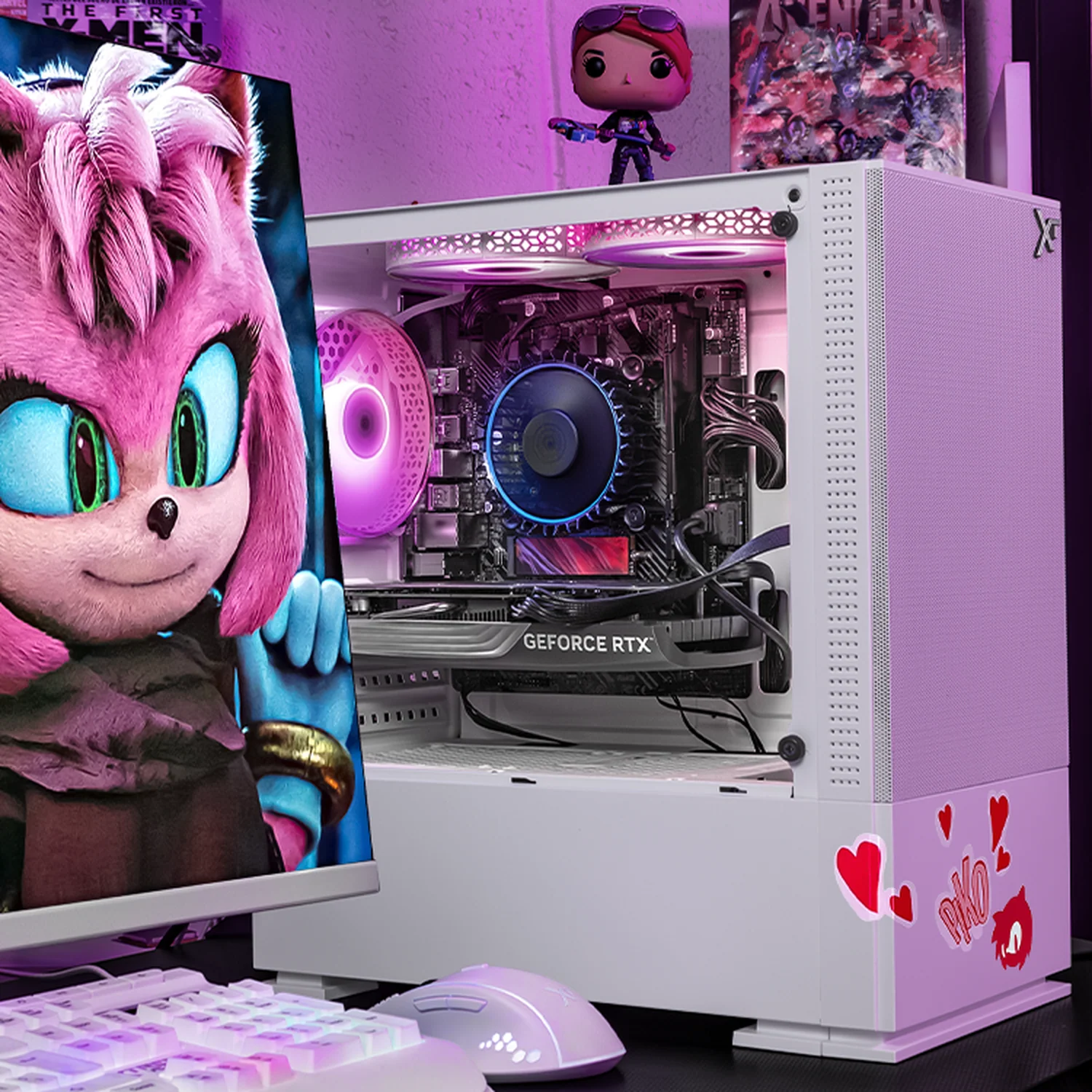 PC Gamer IA Xtreme PC Gaming NVIDIA GeForce RTX 5060 Intel Core i7 12700F 32GB SSD 1TB WIFI Sonic Amy Productividad Versátil Acelerada con IA - Image 6
