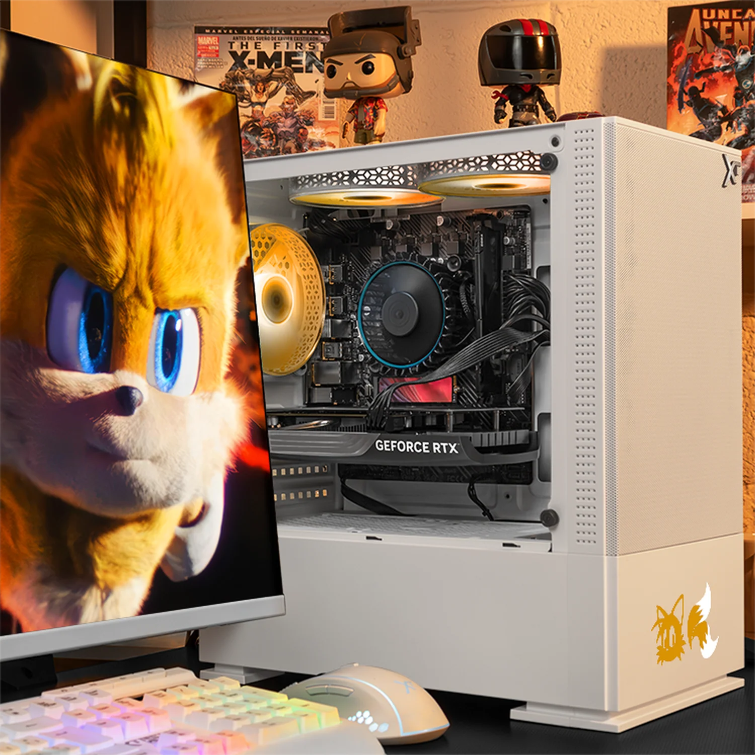 PC Gamer con IA Xtreme PC Gaming NVIDIA GeForce RTX 5060 Intel Core i7 12700F 32GB SSD 1TB WIFI Tails gaming 1080p, estudios y multitarea - Image 6