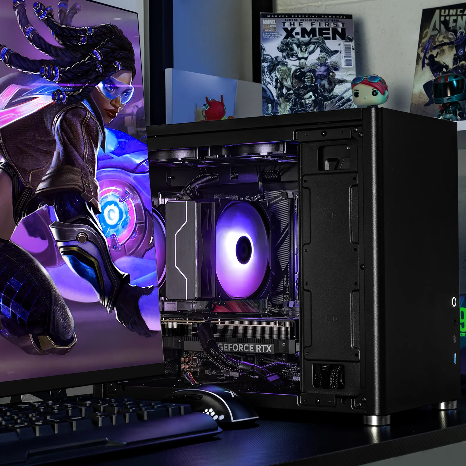 PC Gamer Xtreme PC Gaming NVIDIA GeForce RTX 5060 Ti AMD Ryzen 9 5900X 32GB SSD 1TB WIFI Black gaming 1080p, estudios y multitarea - Image 6