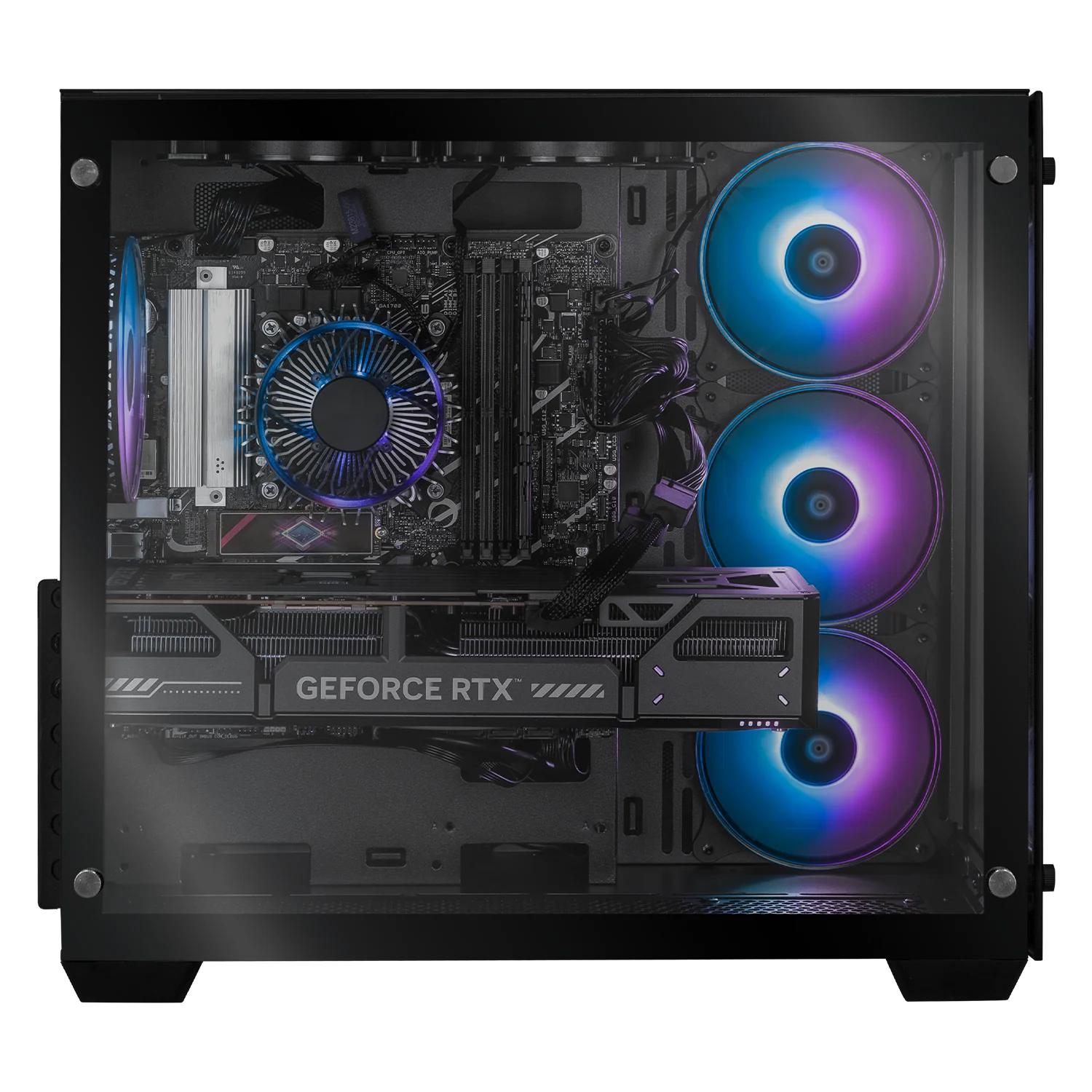 Xtreme PC Gaming Geforce RTX 5070 Intel Core I9 12900F 32GB DDR5 SSD 1TB WIFI Tank Pro Black - Image 4
