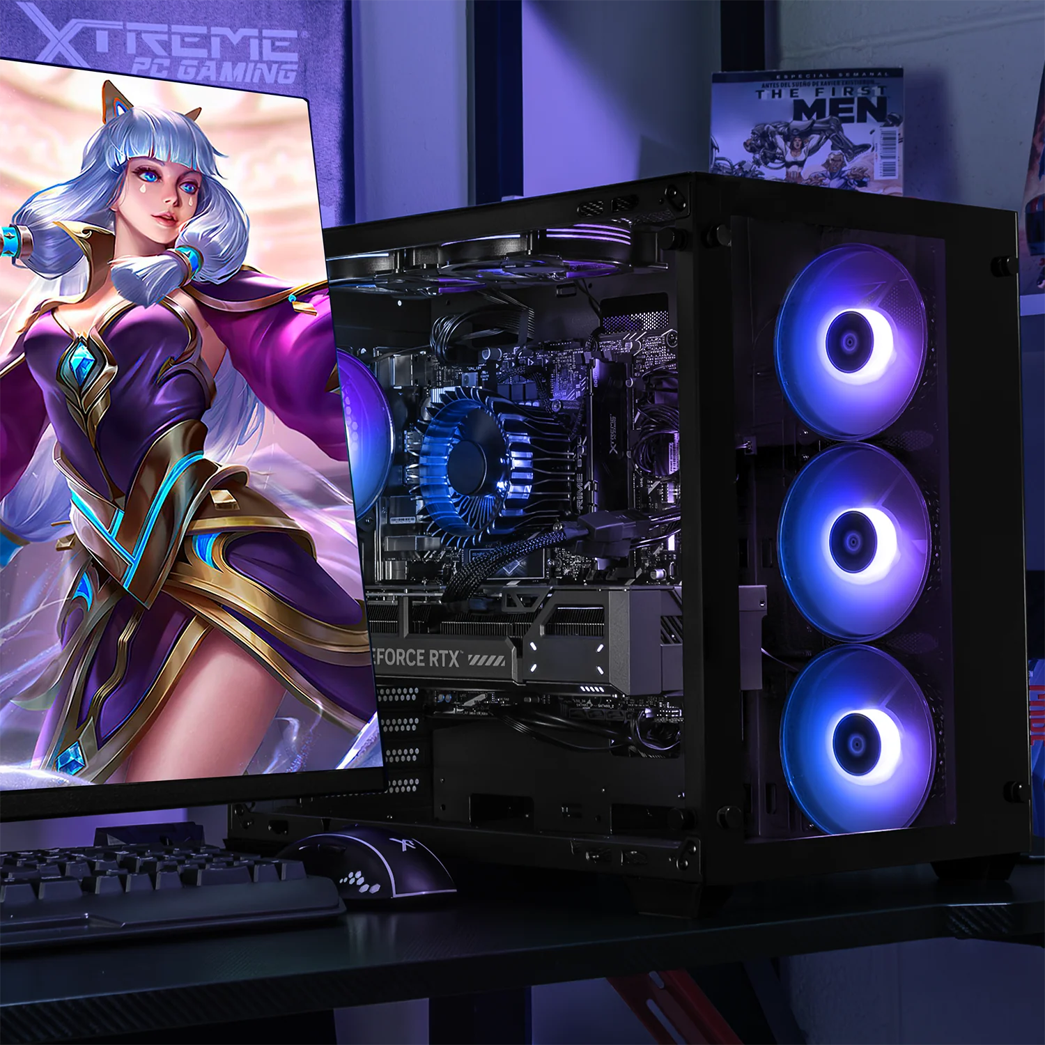 Xtreme PC Gaming Geforce RTX 5070 Intel Core I9 12900F 32GB DDR5 SSD 1TB WIFI Tank Pro Black - Image 6