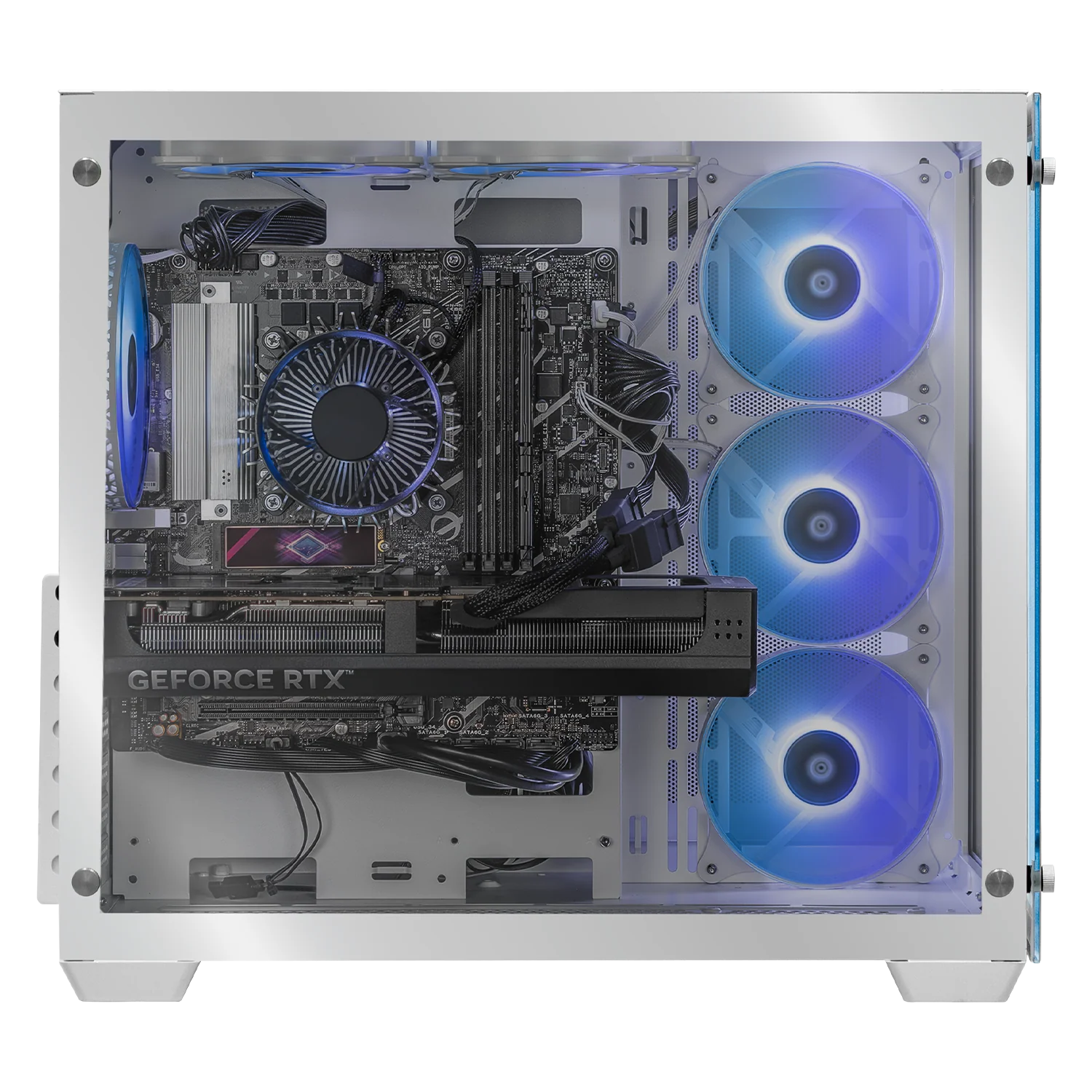 Xtreme PC Gaming Geforce RTX 5070 Intel Core I9 12900F 32GB DDR5 SSD 1TB WIFI Tank Pro White - Image 4