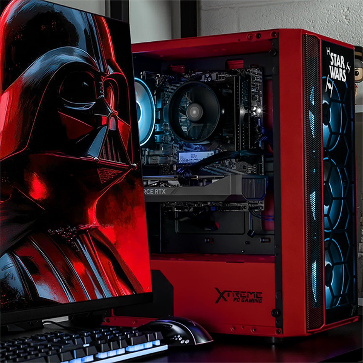 Xtreme PC Gaming Geforce RTX 5050 AMD Ryzen 7 5700 32GB SSD 1TB WIFI DarthVader Comic - Image 6