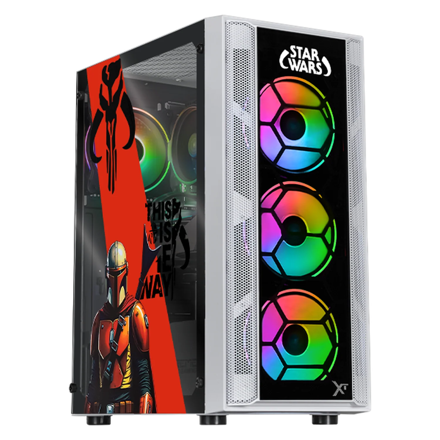 Xtreme PC Gaming Geforce RTX 5050 AMD Ryzen 7 5700 32GB SSD 1TB WIFI Mandalorian Comic