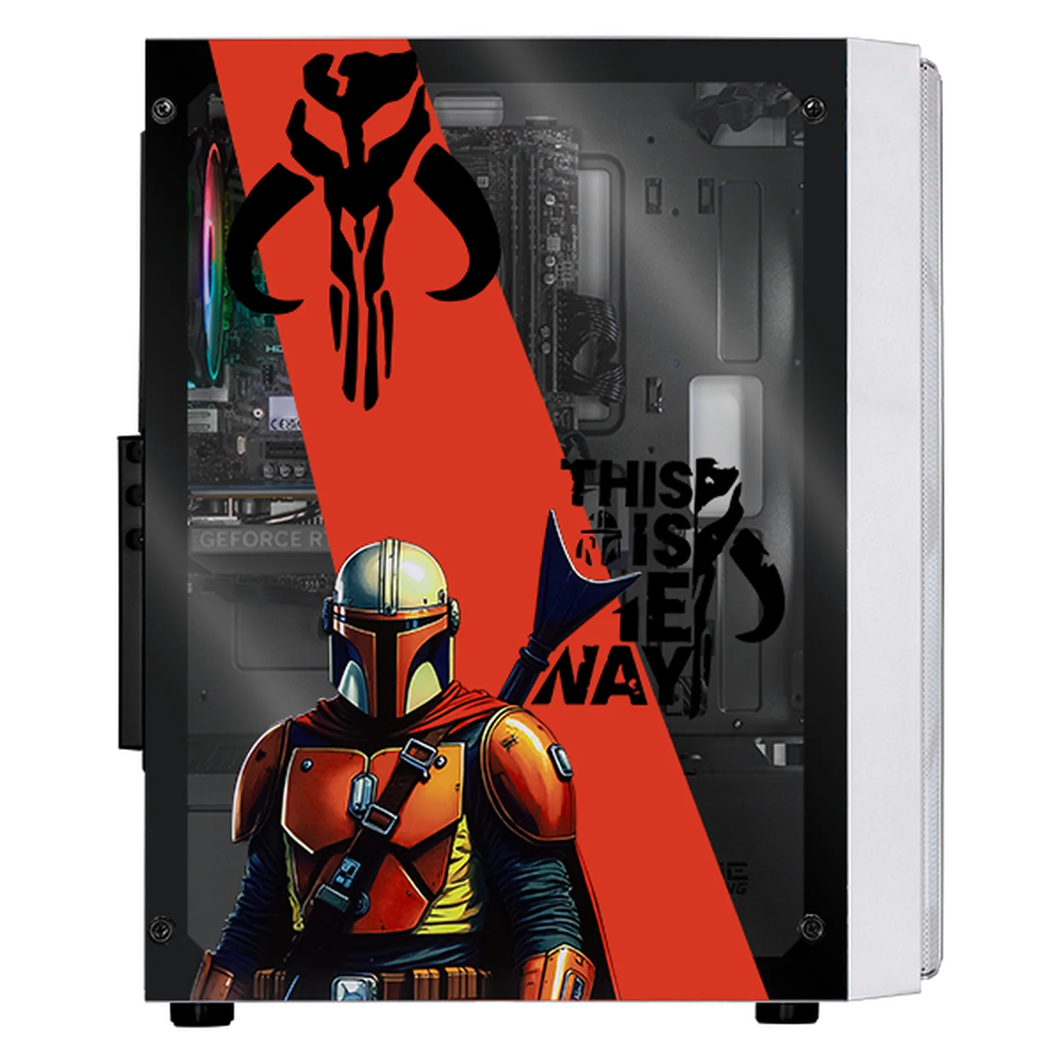 Xtreme PC Gaming Geforce RTX 5050 AMD Ryzen 7 5700 32GB SSD 1TB WIFI Mandalorian Comic - Image 4