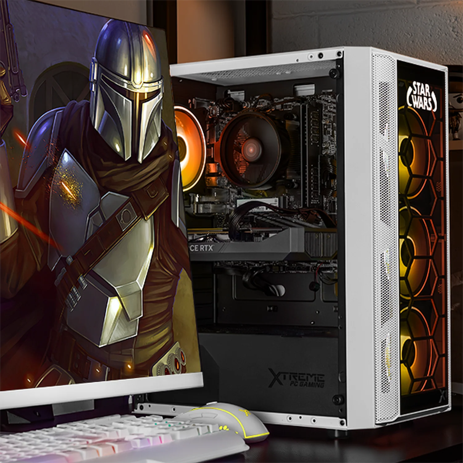 Xtreme PC Gaming Geforce RTX 5050 AMD Ryzen 7 5700 32GB SSD 1TB WIFI Mandalorian Comic - Image 6
