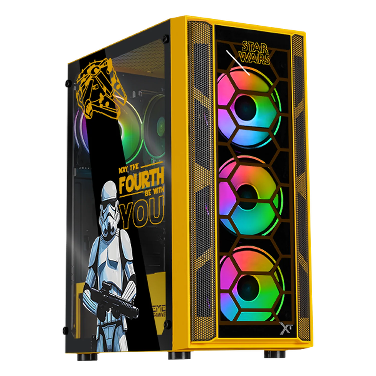 Xtreme PC Gaming Geforce RTX 5050 AMD Ryzen 7 5700 32GB SSD 1TB WIFI Stormtrooper Comic