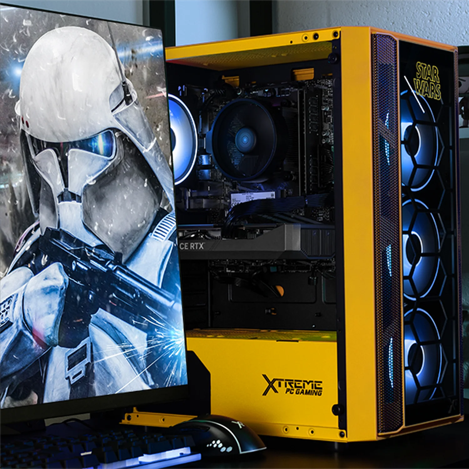 Xtreme PC Gaming Geforce RTX 5050 AMD Ryzen 7 5700 32GB SSD 1TB WIFI Stormtrooper Comic - Image 6
