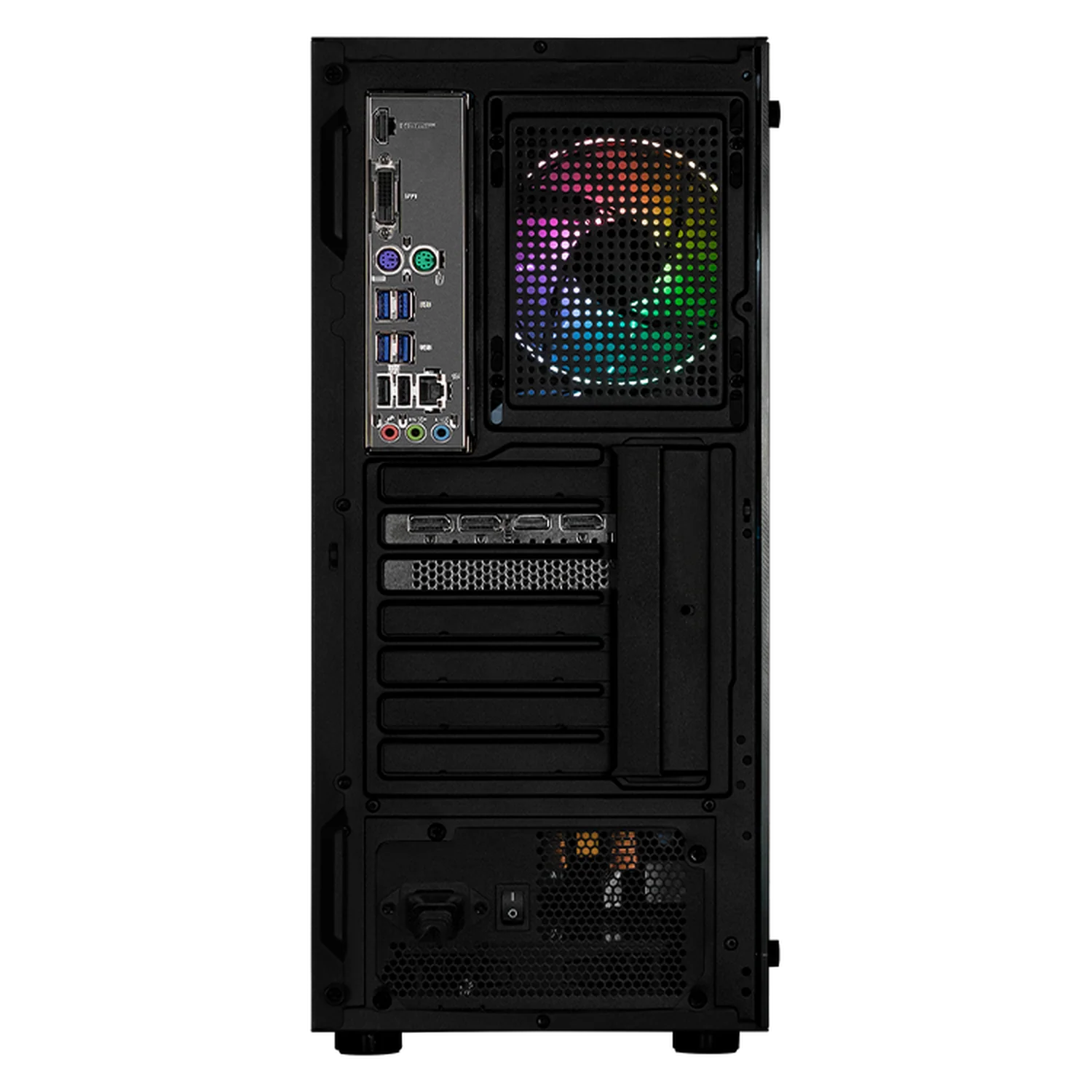 PC Gamer Xtreme PC Gaming NVIDIA GeForce RTX 5060 AMD Ryzen 5 5500 16GB SSD 1TB WIFI Black gaming 1080p, estudios y multitarea - Image 3