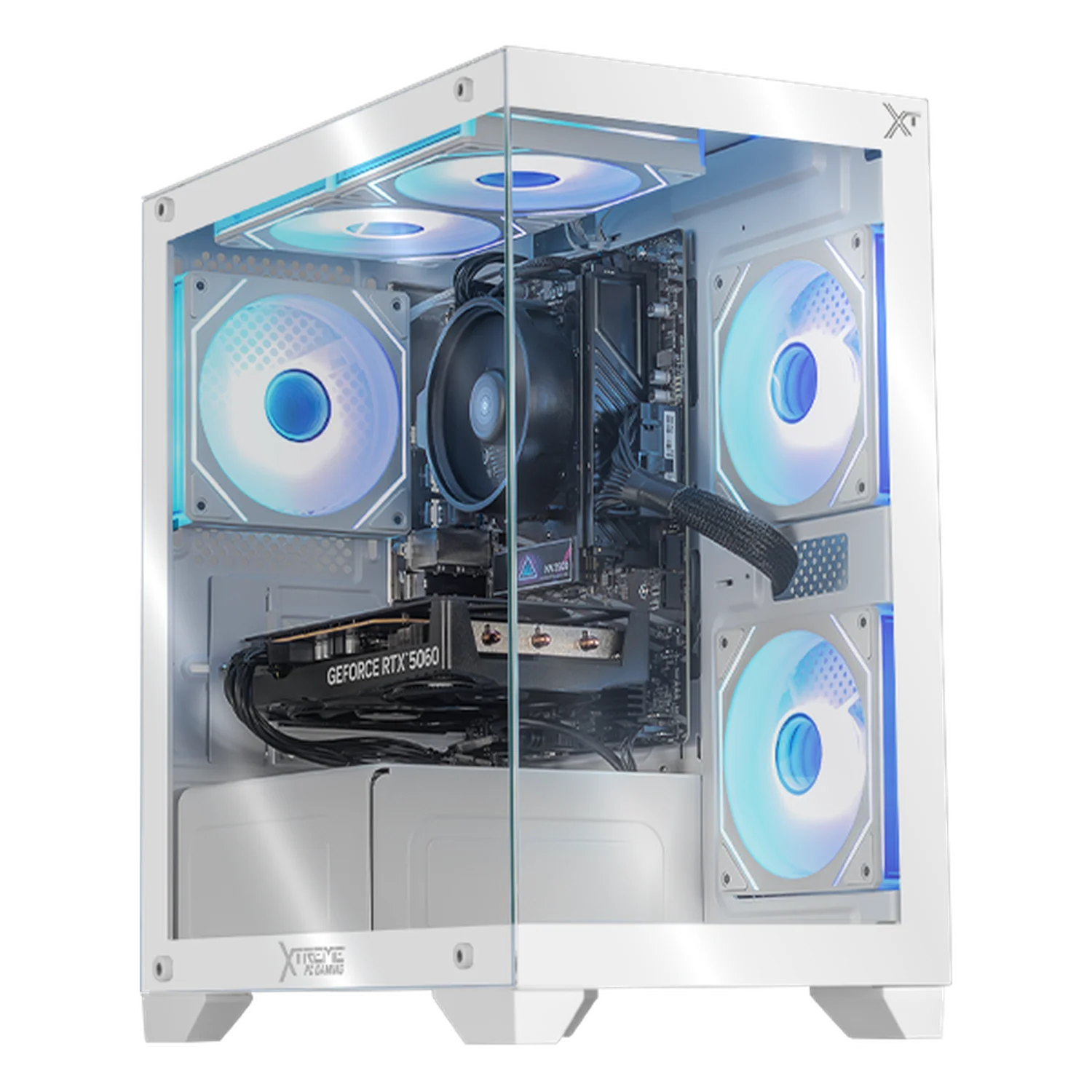 PC Gamer IA Xtreme PC Gaming NVIDIA GeForce RTX 5060 AMD Ryzen 5 5600X 32GB SSD 1TB WIFI White Productividad Versátil Acelerada con IA