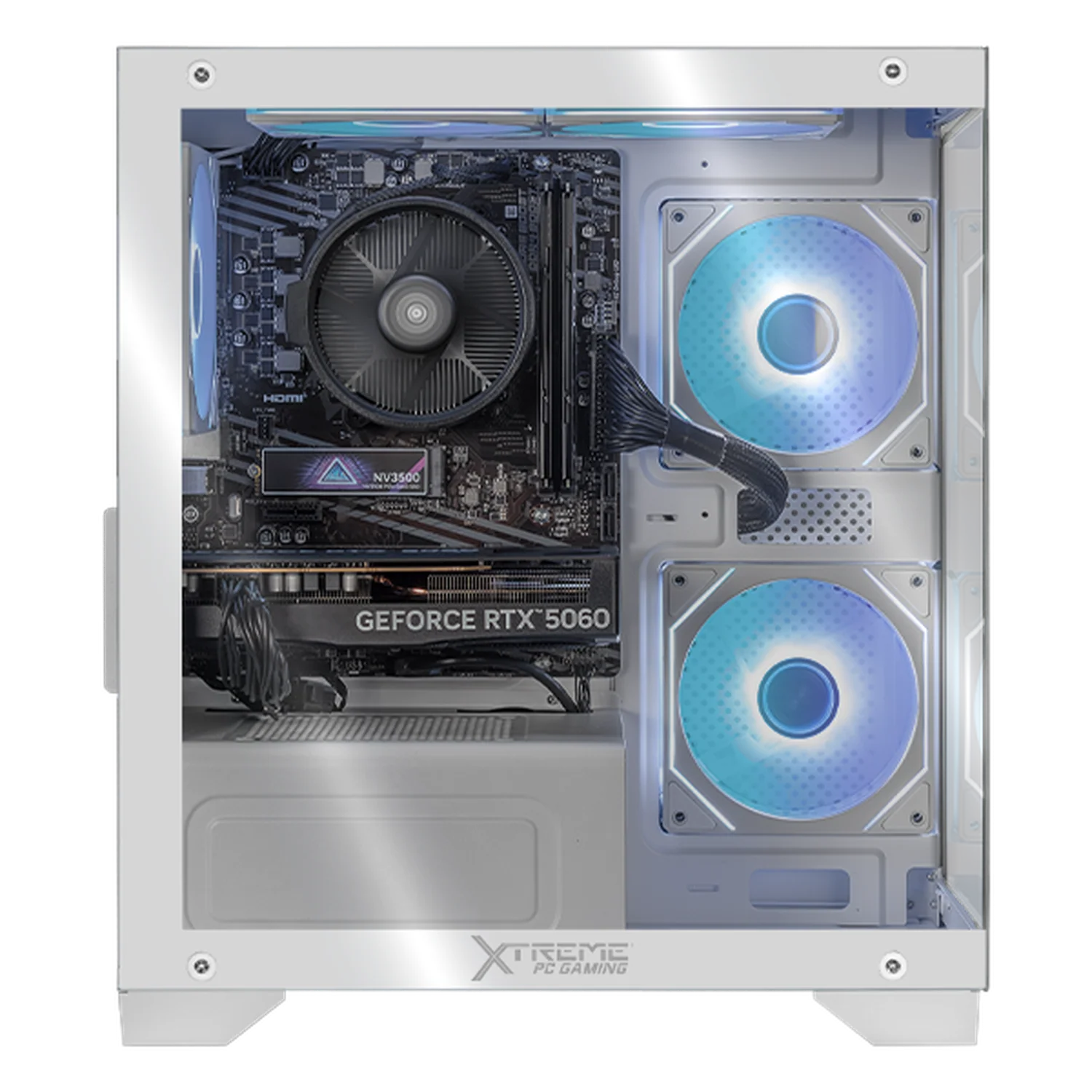 PC Gamer IA Xtreme PC Gaming NVIDIA GeForce RTX 5060 AMD Ryzen 5 5600X 32GB SSD 1TB WIFI White Productividad Versátil Acelerada con IA - Image 2