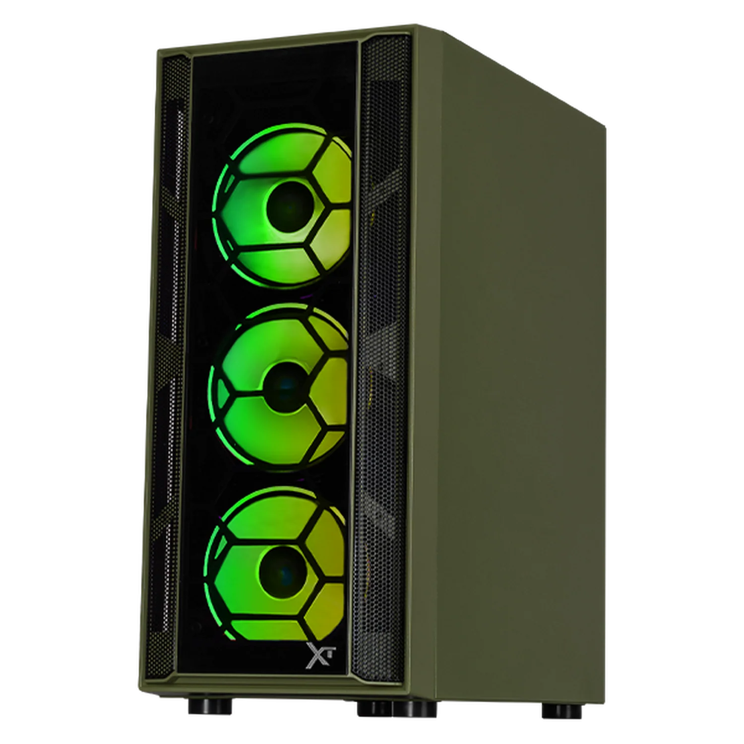 PC Gamer Completa Xtreme PC Gaming NVIDIA GeForce RTX 5060 AMD Ryzen 7 5700 16GB SSD 1TB Monitor 27 165Hz WIFI Dark Green gaming 1080p, estudios y multitarea - Image 2