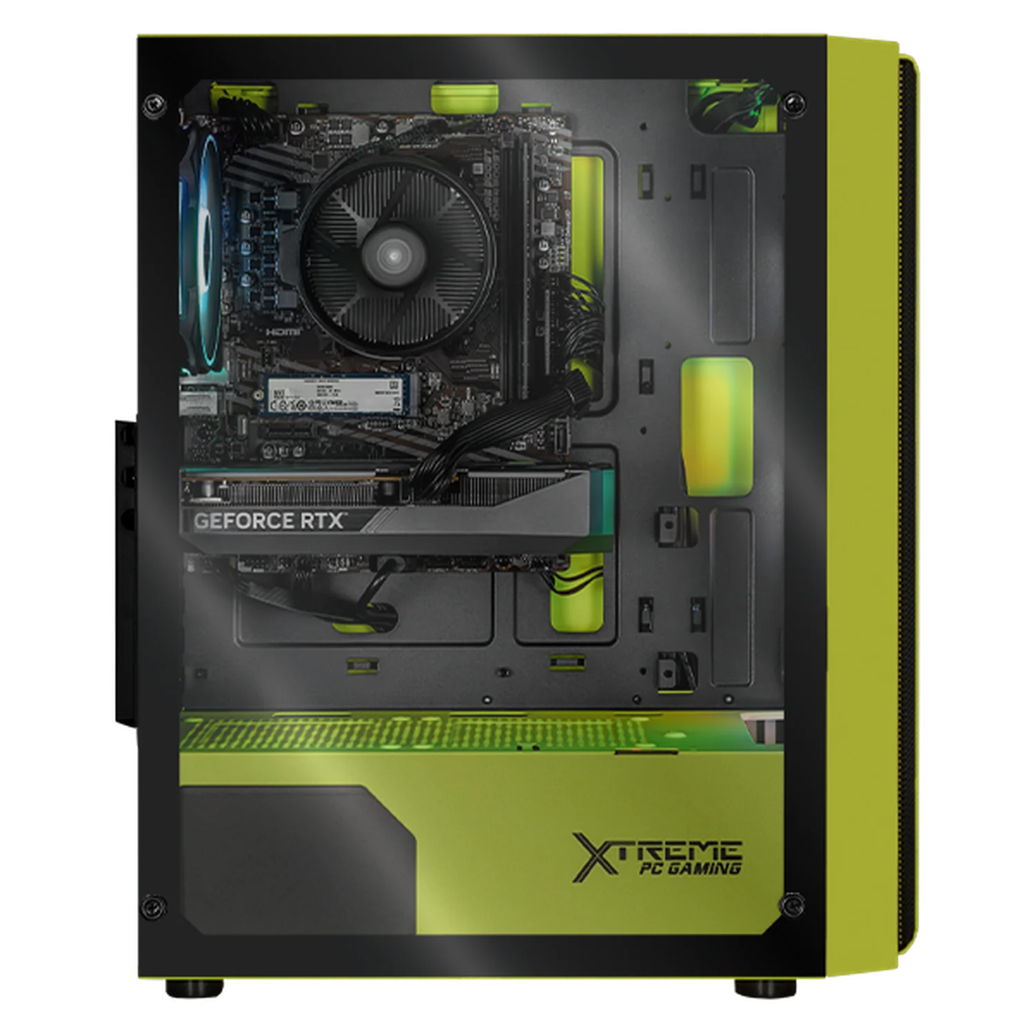 PC Gamer Completa Xtreme PC Gaming NVIDIA GeForce RTX 5060 AMD Ryzen 7 5700 16GB SSD 1TB Monitor 27 165Hz WIFI Neon Green gaming 1080p, estudios y multitarea - Image 4