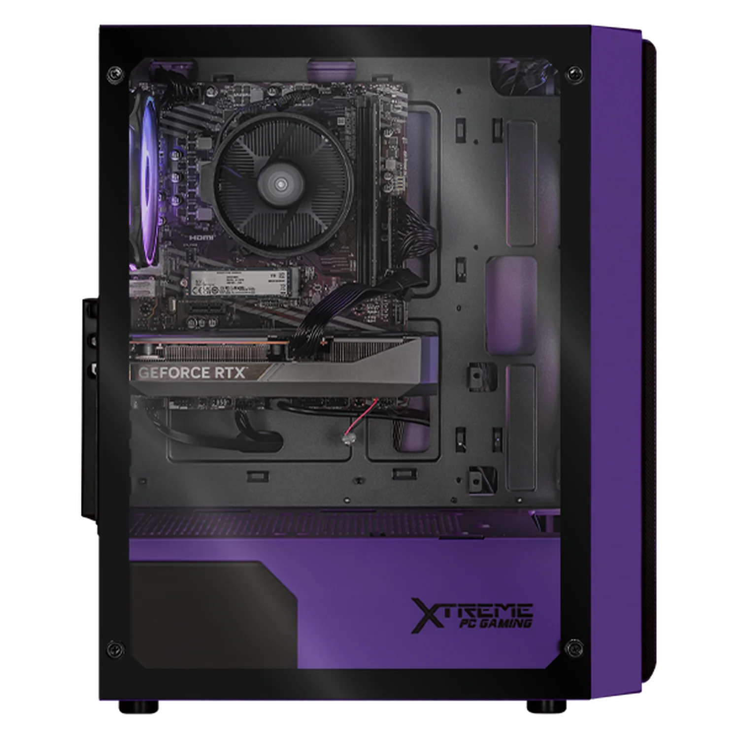 Xtreme PC Gaming Geforce RTX 5060 AMD Ryzen 7 5700 32GB SSD 1TB Monitor 27 165Hz WIFI Violet - Image 4