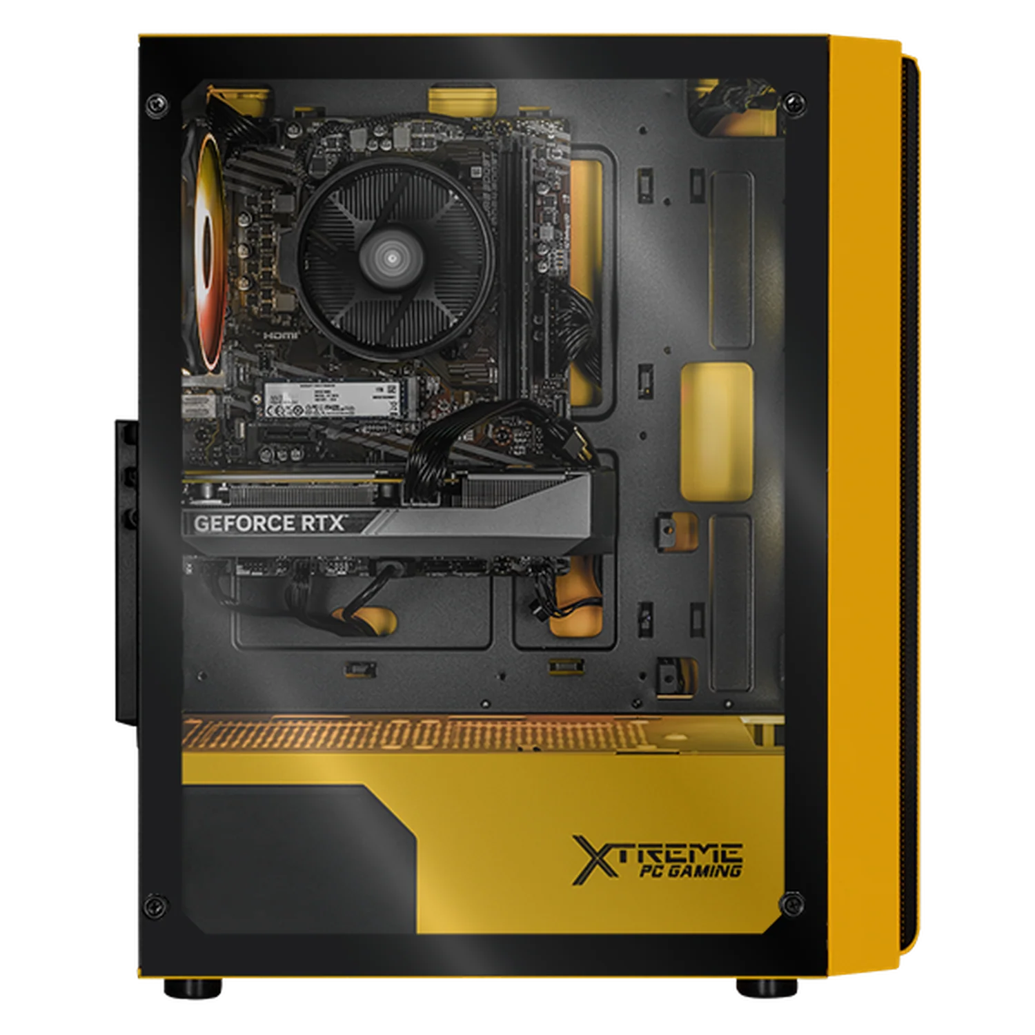 PC Gamer Completa Xtreme PC Gaming NVIDIA GeForce RTX 5060 AMD Ryzen 7 5700 16GB SSD 1TB Monitor 27 165Hz WIFI Yellow gaming 1080p, estudios y multitarea - Image 4