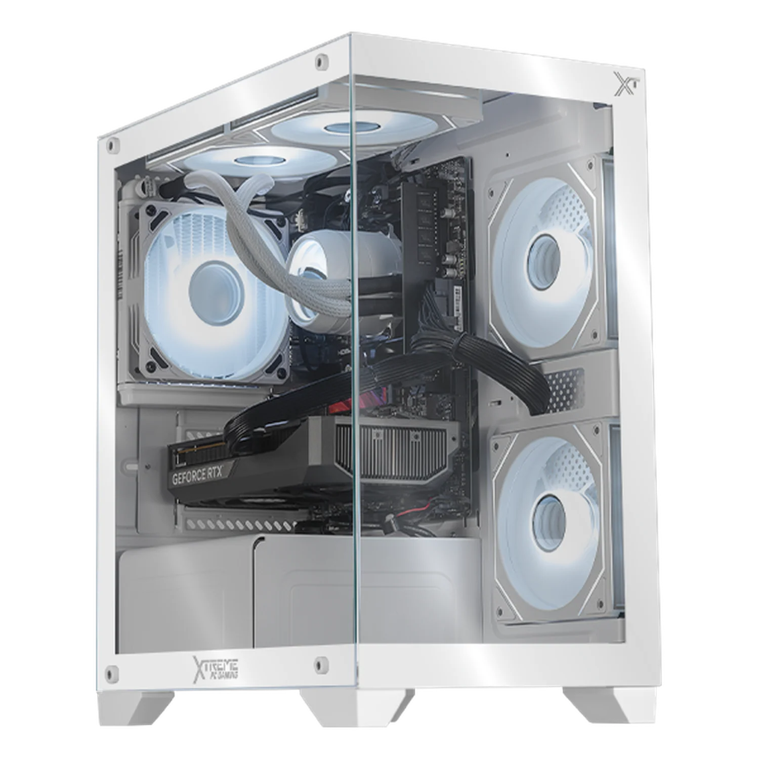 PC Gamer Xtreme PC Gaming NVIDIA GeForce RTX 5060 AMD Ryzen 7 5700 32GB SSD 1TB Sistema Liquido WIFI White gaming 1080p, estudios y multitarea