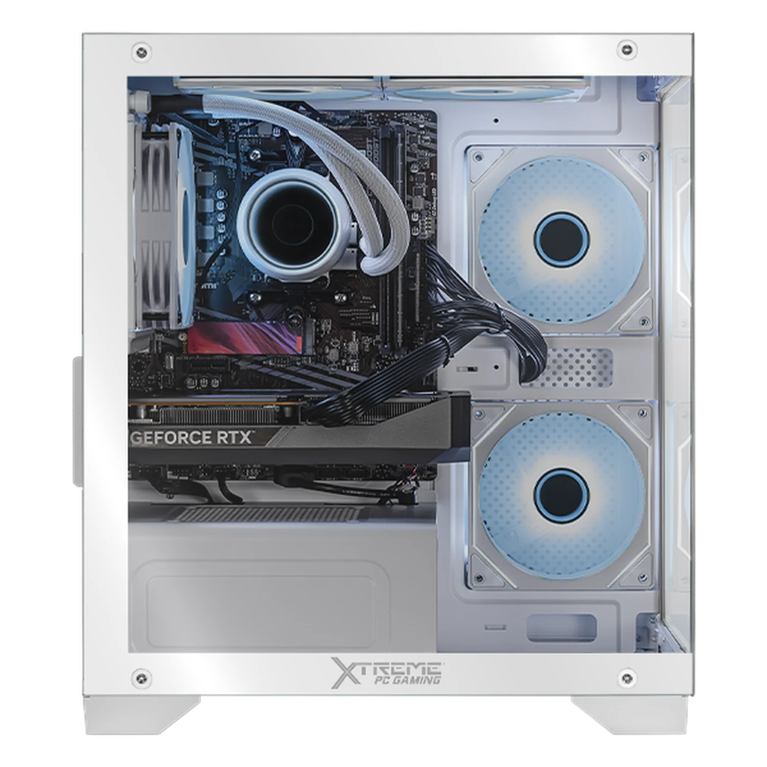 PC Gamer Xtreme PC Gaming NVIDIA GeForce RTX 5060 AMD Ryzen 7 5700 32GB SSD 1TB Sistema Liquido WIFI White gaming 1080p, estudios y multitarea - Image 4