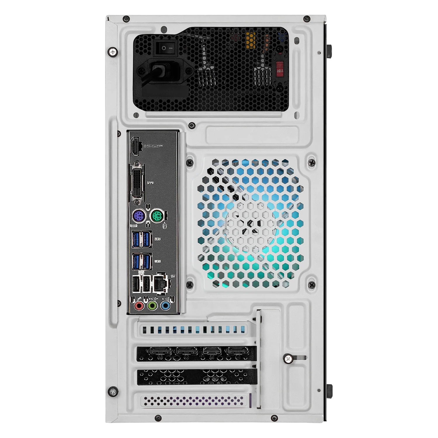 PC Gamer IA Xtreme PC Gaming NVIDIA GeForce RTX 5060 AMD Ryzen 7 5700 16GB SSD 1TB WIFI White Productividad Versátil Acelerada con IA - Image 3