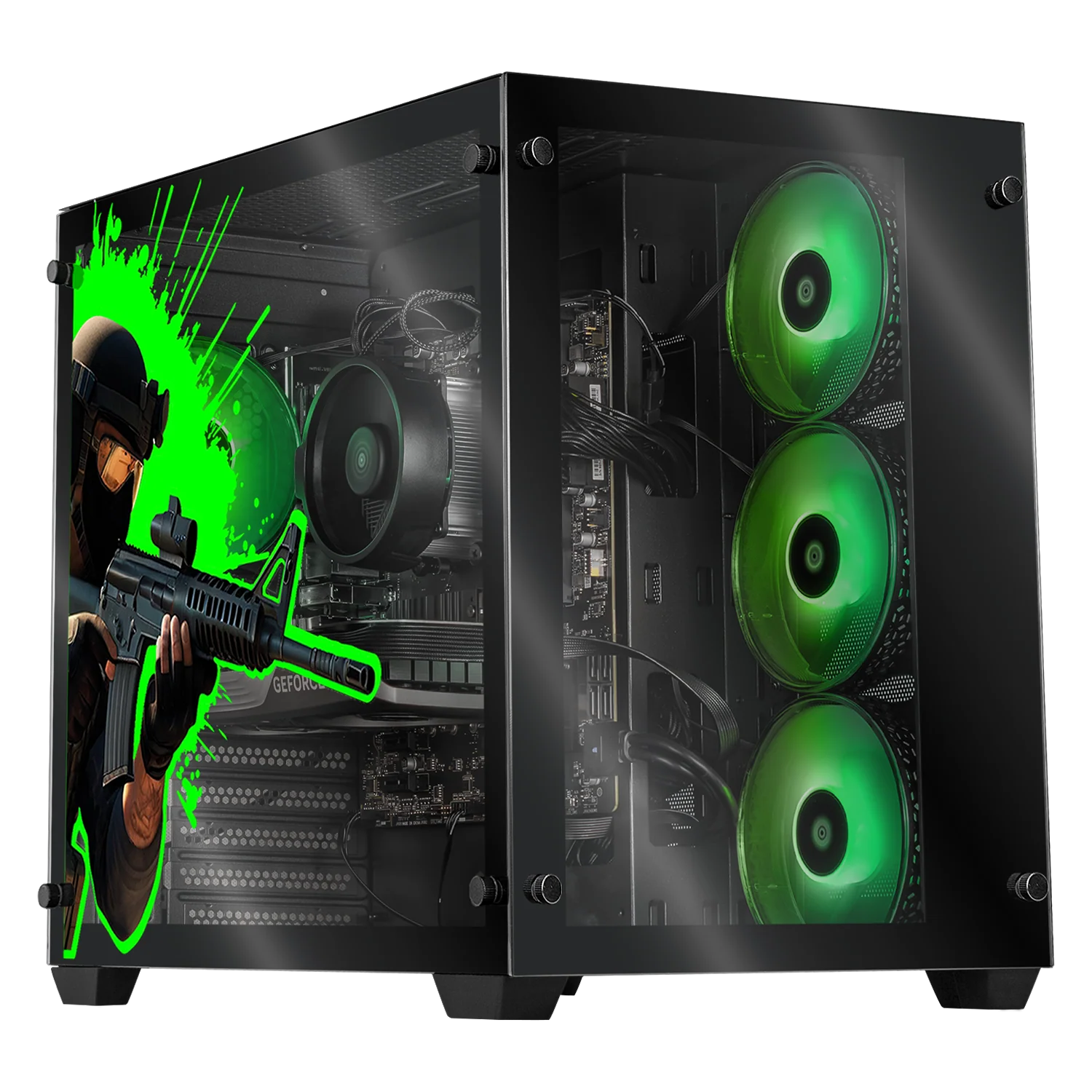PC Gamer Xtreme PC Gaming NVIDIA GeForce RTX 5060 AMD Ryzen 7 5700 16GB SSD 1TB WIFI Counter Strike gaming 1080p, estudios y multitarea