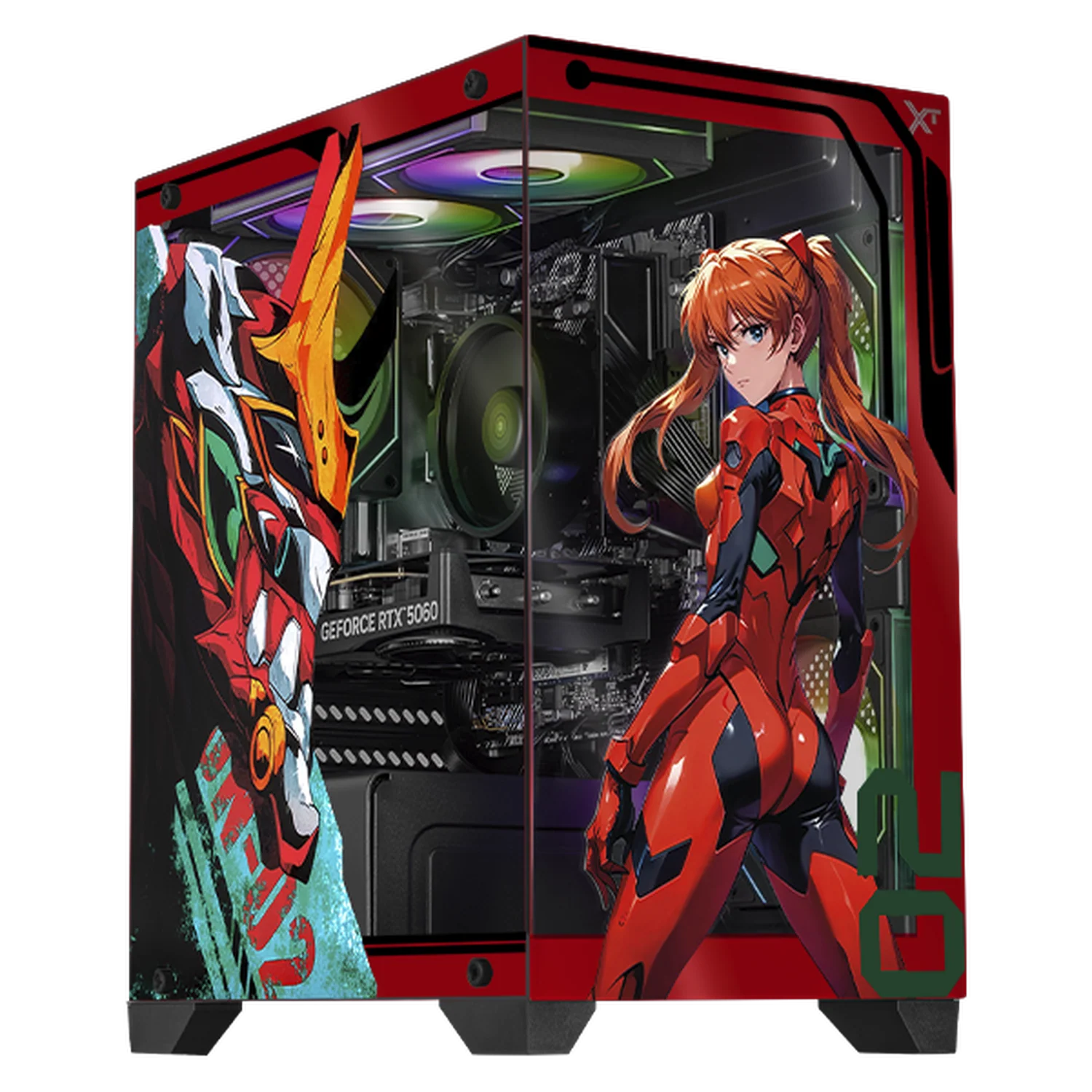 PC Gamer Xtreme PC Gaming NVIDIA GeForce RTX 5060 AMD Ryzen 7 5700 16GB SSD 1TB WIFI Evangelion 02 gaming 1080p, estudios y multitarea