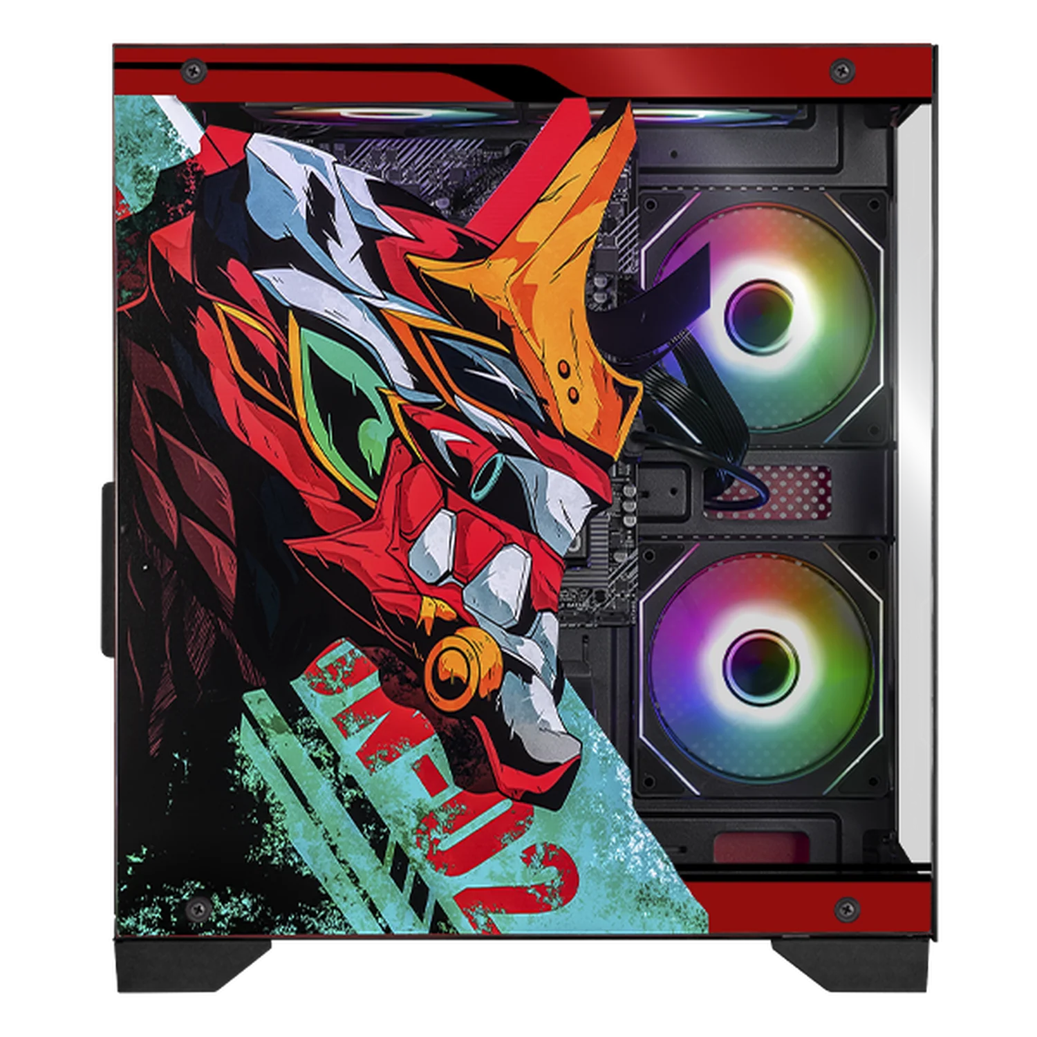 PC Gamer Xtreme PC Gaming NVIDIA GeForce RTX 5060 AMD Ryzen 7 5700 16GB SSD 1TB WIFI Evangelion 02 gaming 1080p, estudios y multitarea - Image 2