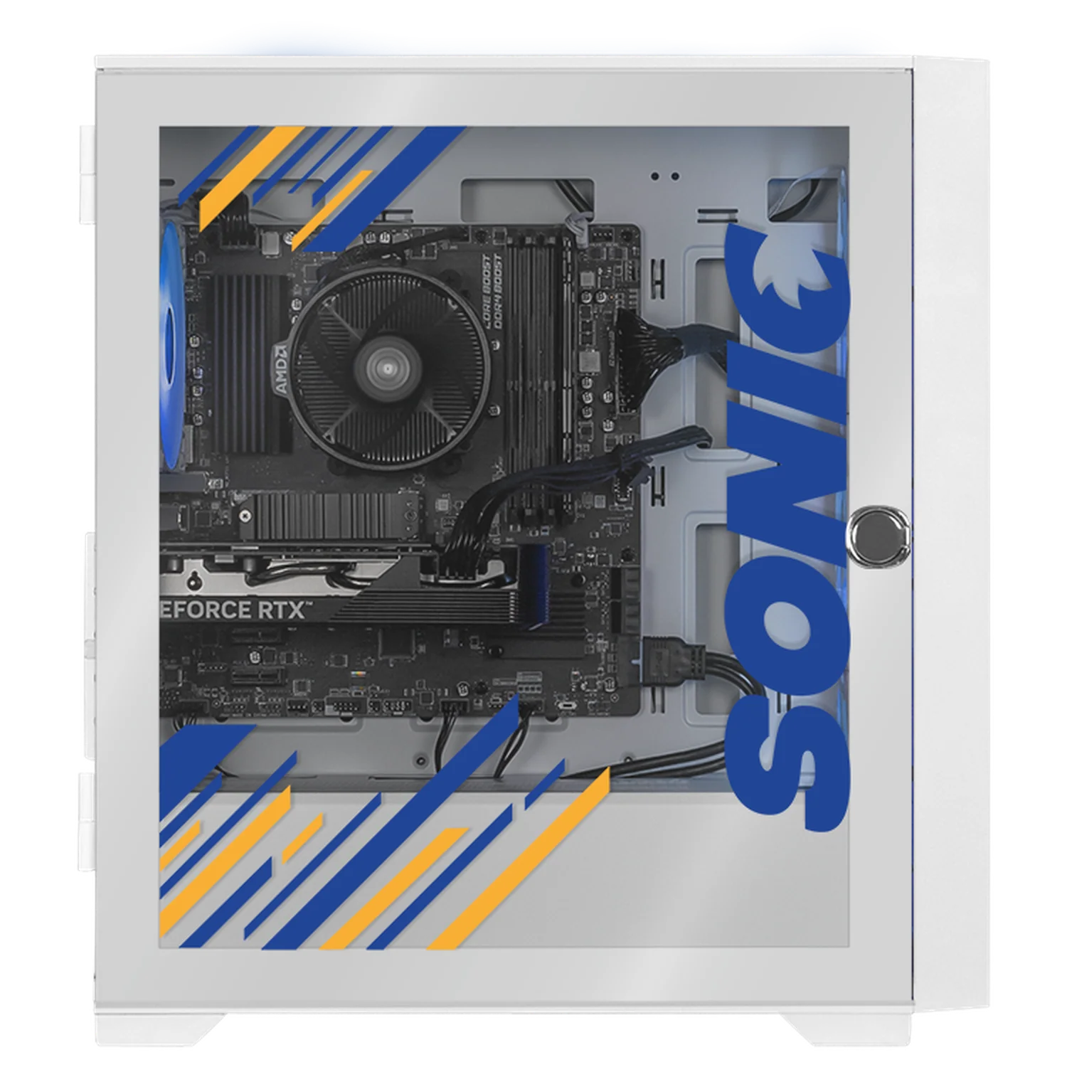 PC Gamer Xtreme PC Gaming NVIDIA GeForce RTX 5060 AMD Ryzen 7 5700 16GB SSD 1TB WIFI Sonic Edition gaming 1080p, estudios y multitarea - Image 4