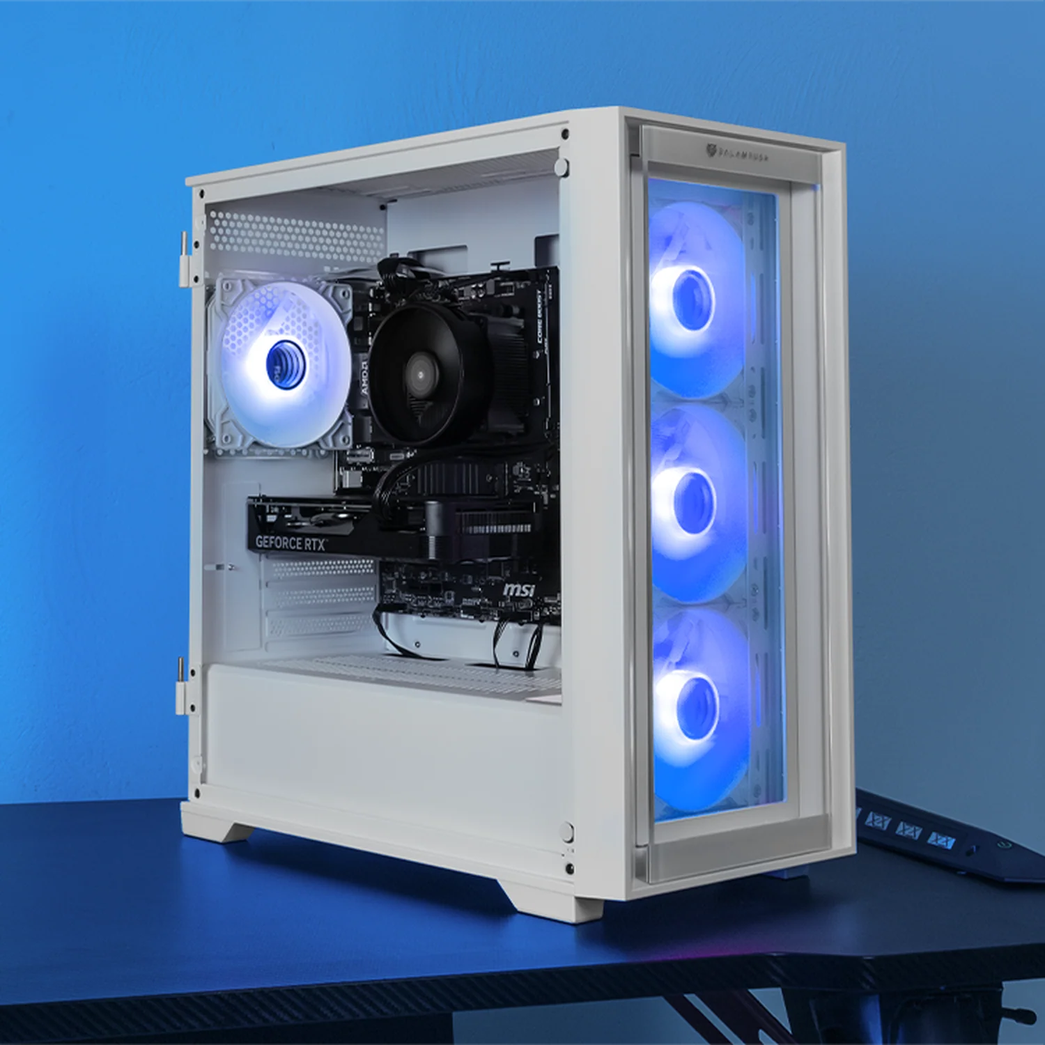 PC Gamer Xtreme PC Gaming NVIDIA GeForce RTX 5060 AMD Ryzen 7 5700 16GB SSD 1TB WIFI Sonic Edition gaming 1080p, estudios y multitarea - Image 6