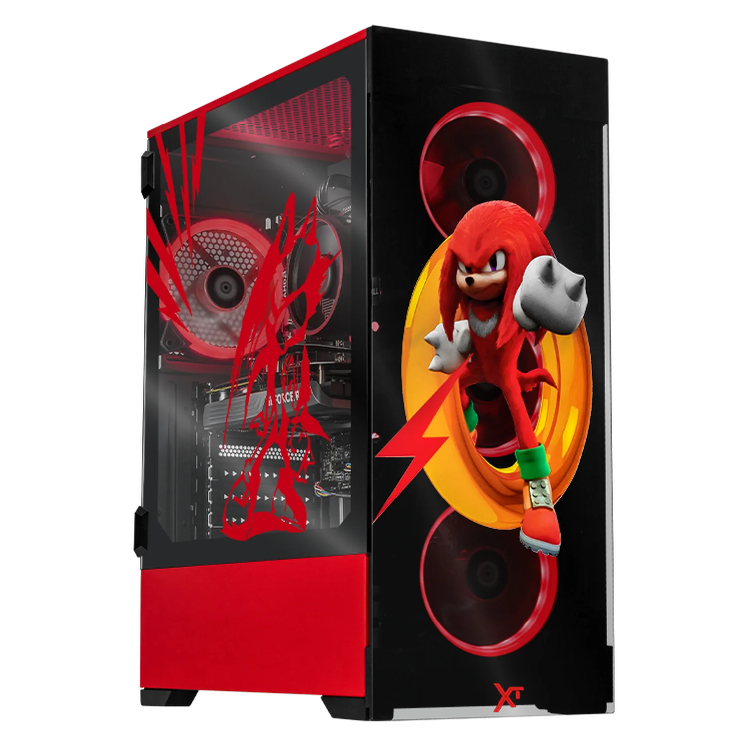 PC Gamer Xtreme PC Gaming NVIDIA GeForce RTX 5060 AMD Ryzen 7 5700 32GB SSD 1TB WIFI W10 Sonic Knuckles Ring gaming competitivo y streaming