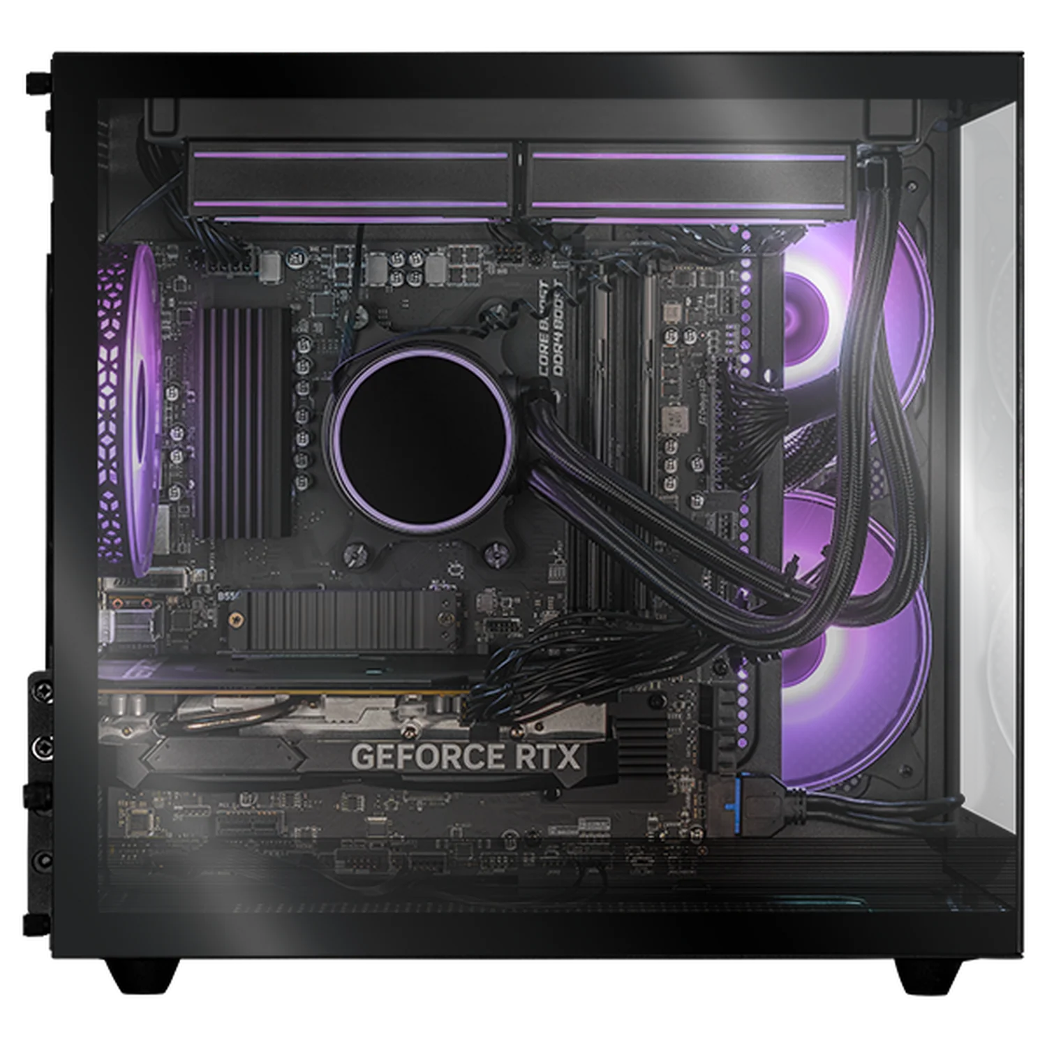 PC Gamer Xtreme PC Gaming NVIDIA GeForce RTX 5060 AMD Ryzen 7 5700X 32GB SSD 1TB Sistema Liquido WIFI Black gaming 1080p, estudios y multitarea - Image 5