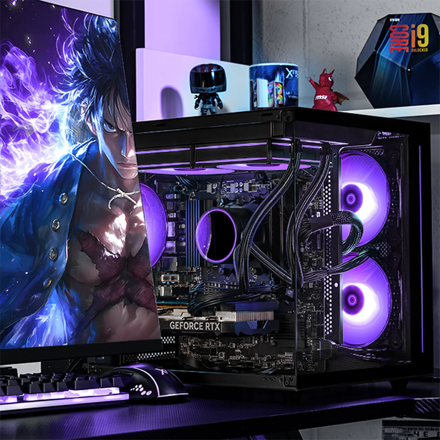 PC Gamer Xtreme PC Gaming NVIDIA GeForce RTX 5060 AMD Ryzen 7 5700X 32GB SSD 1TB Sistema Liquido WIFI Black gaming 1080p, estudios y multitarea - Image 6